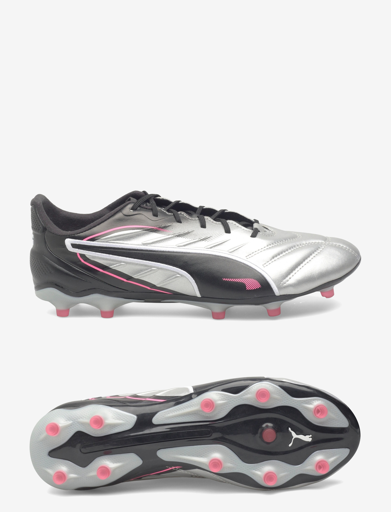 PUMA - KING PRO FG/AG - fußballschuhe - puma silver-puma black-sun struck-puma white - 0