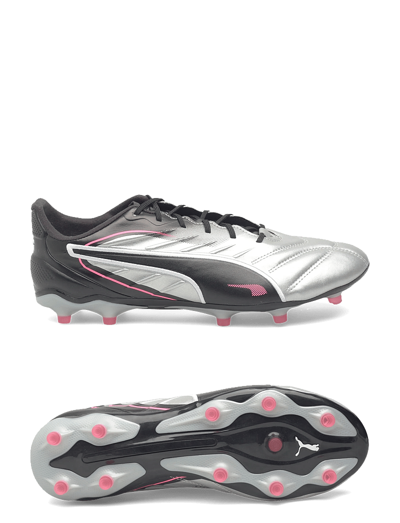 PUMA - KING PRO FG/AG - fodboldstøvler - puma silver-puma black-sun struck-puma white - 0