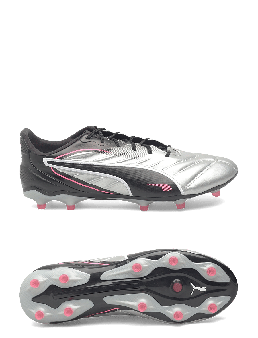 PUMA - KING PRO FG/AG - fotbollsskor - puma silver-puma black-sun struck-puma white - 0