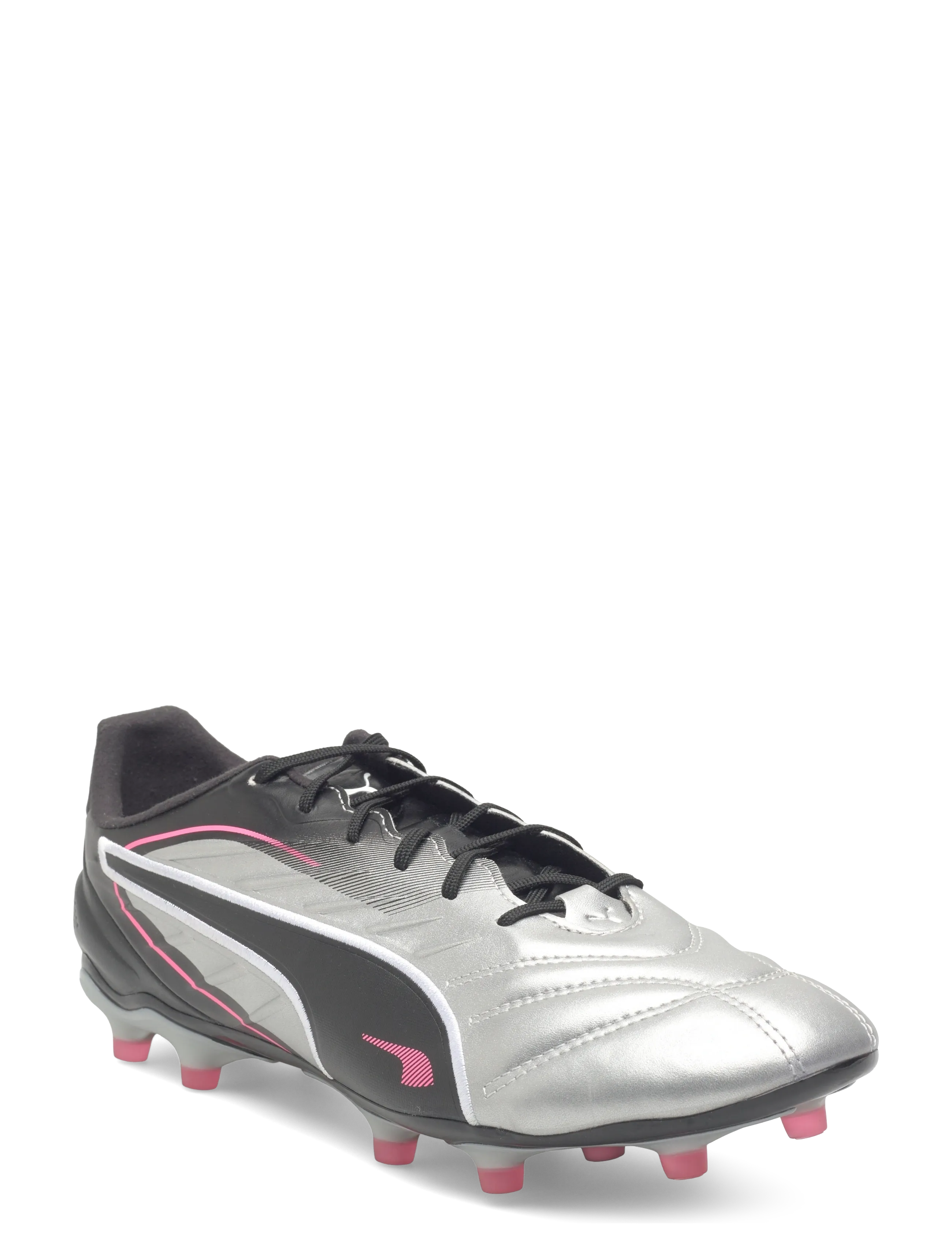 PUMA - KING PRO FG/AG - fodboldsko - puma silver-puma black-sun struck-puma white - 1
