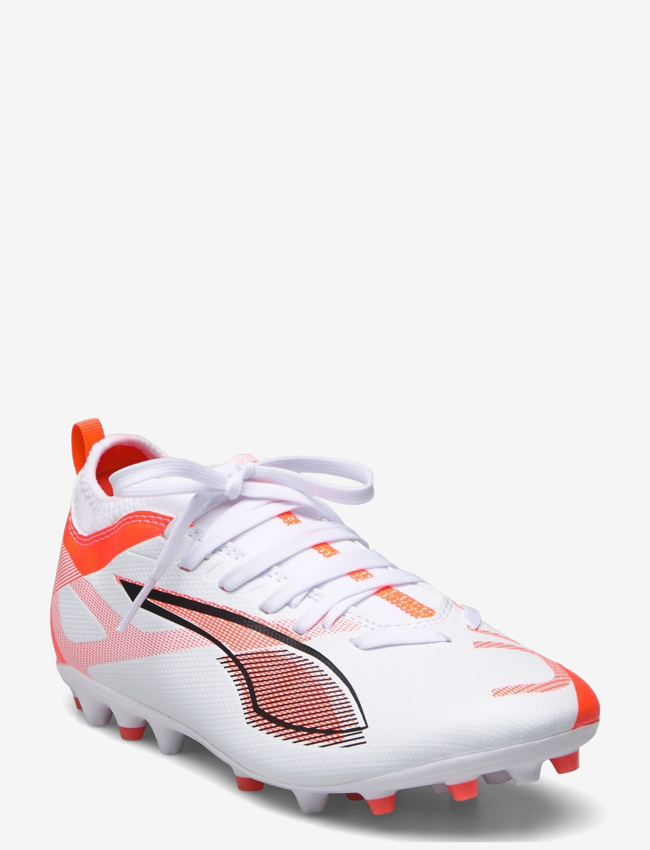 PUMA - ULTRA 5 MATCH MG Jr - kläder - puma white-puma black-glowing red - 1