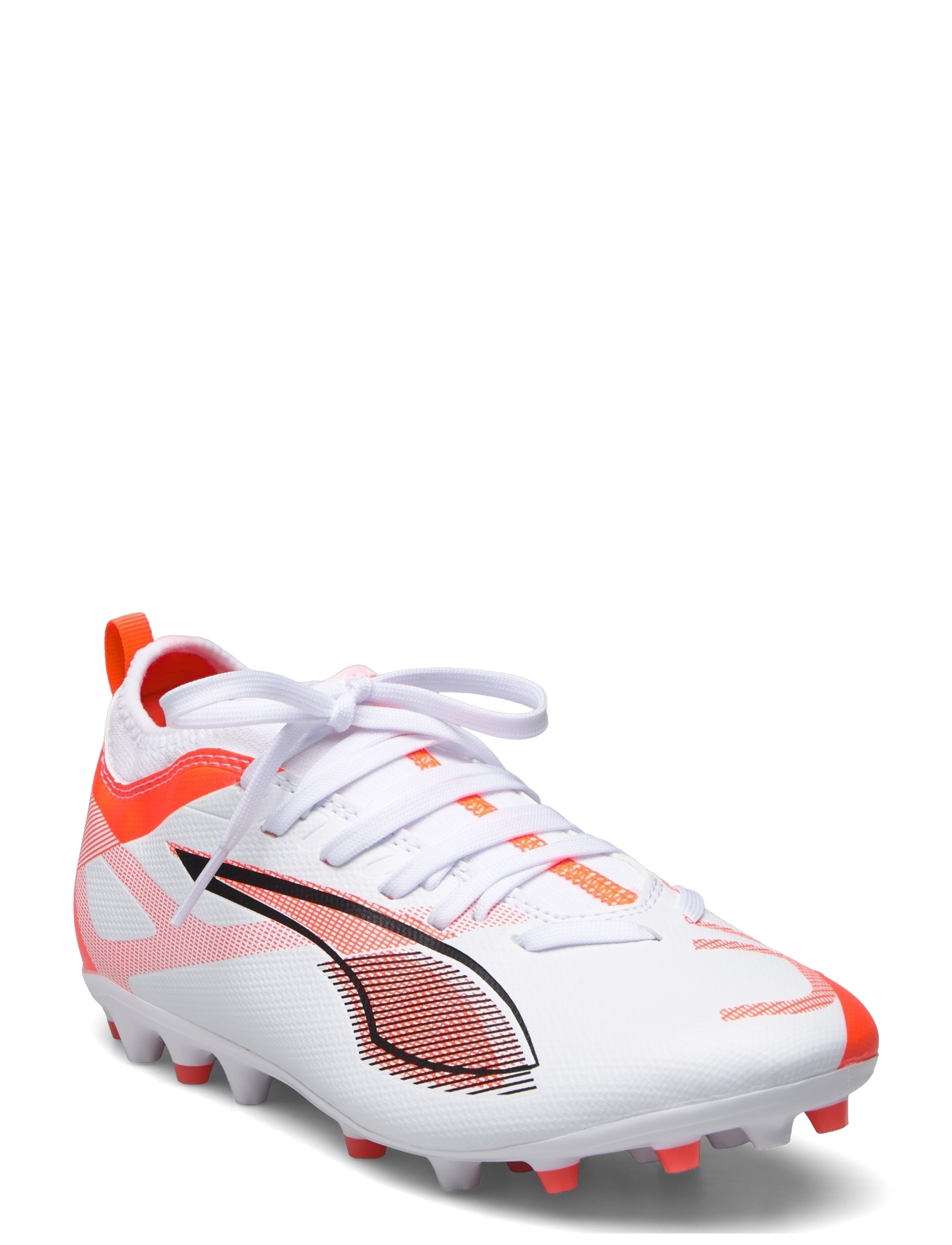 PUMA - ULTRA 5 MATCH MG Jr - tøj - puma white-puma black-glowing red - 1