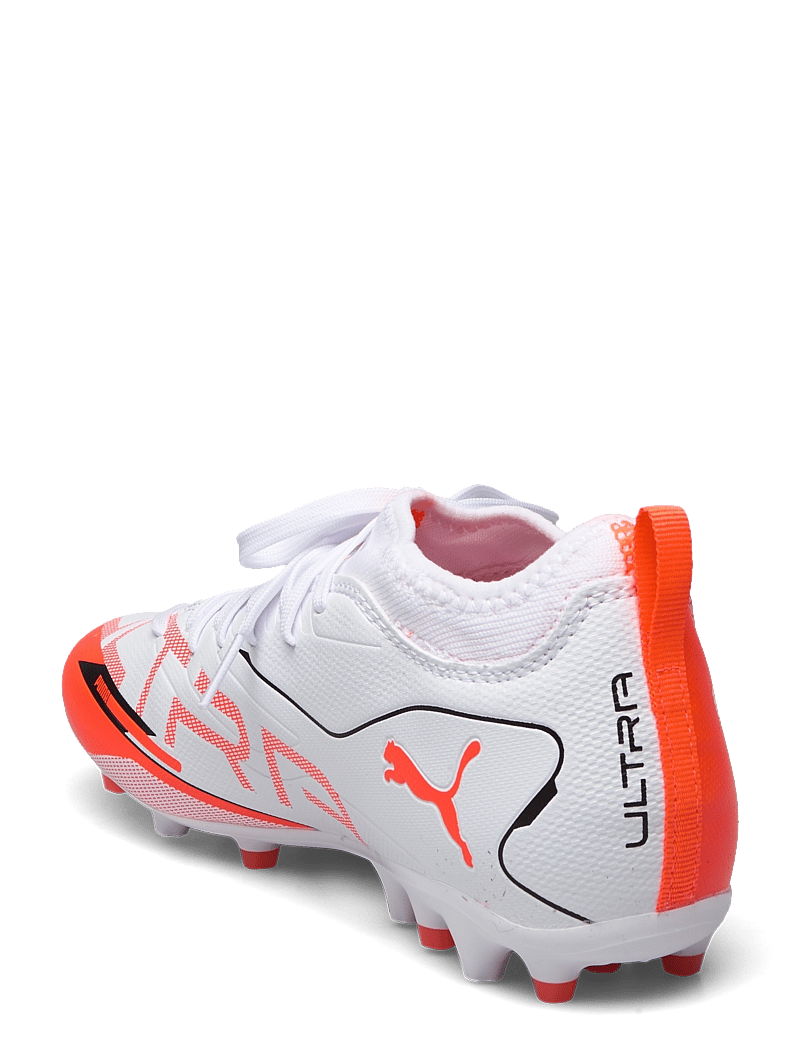 PUMA - ULTRA 5 MATCH MG Jr - apģērbs - puma white-puma black-glowing red - 2