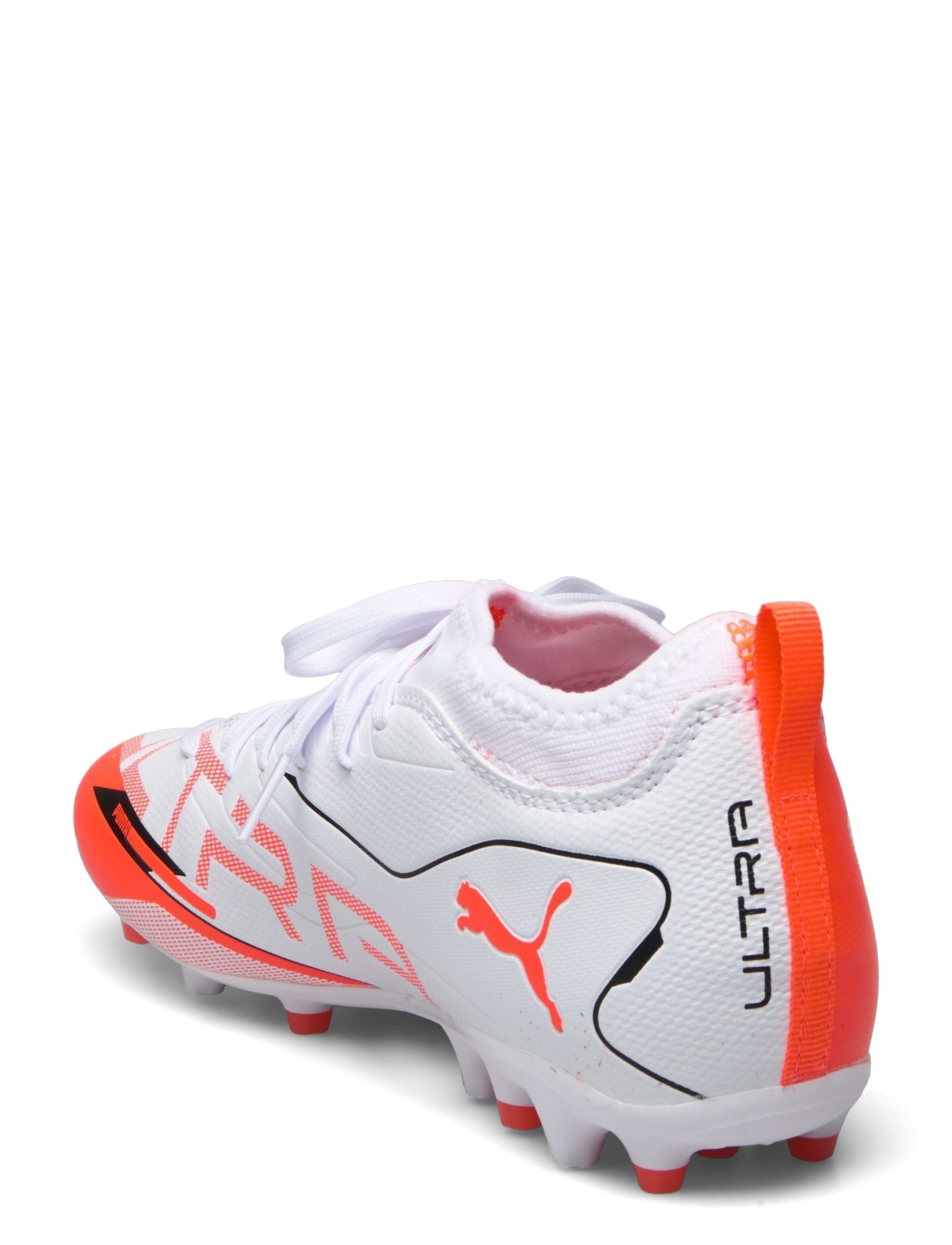 PUMA - ULTRA 5 MATCH MG Jr - tøj - puma white-puma black-glowing red - 2