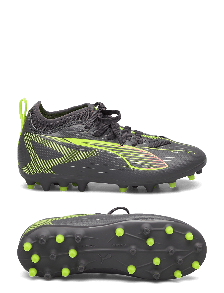 PUMA - ULTRA 5 MATCH MG Jr - vaatteet - matte aged silver-yellow alert-puma aged silver - 0