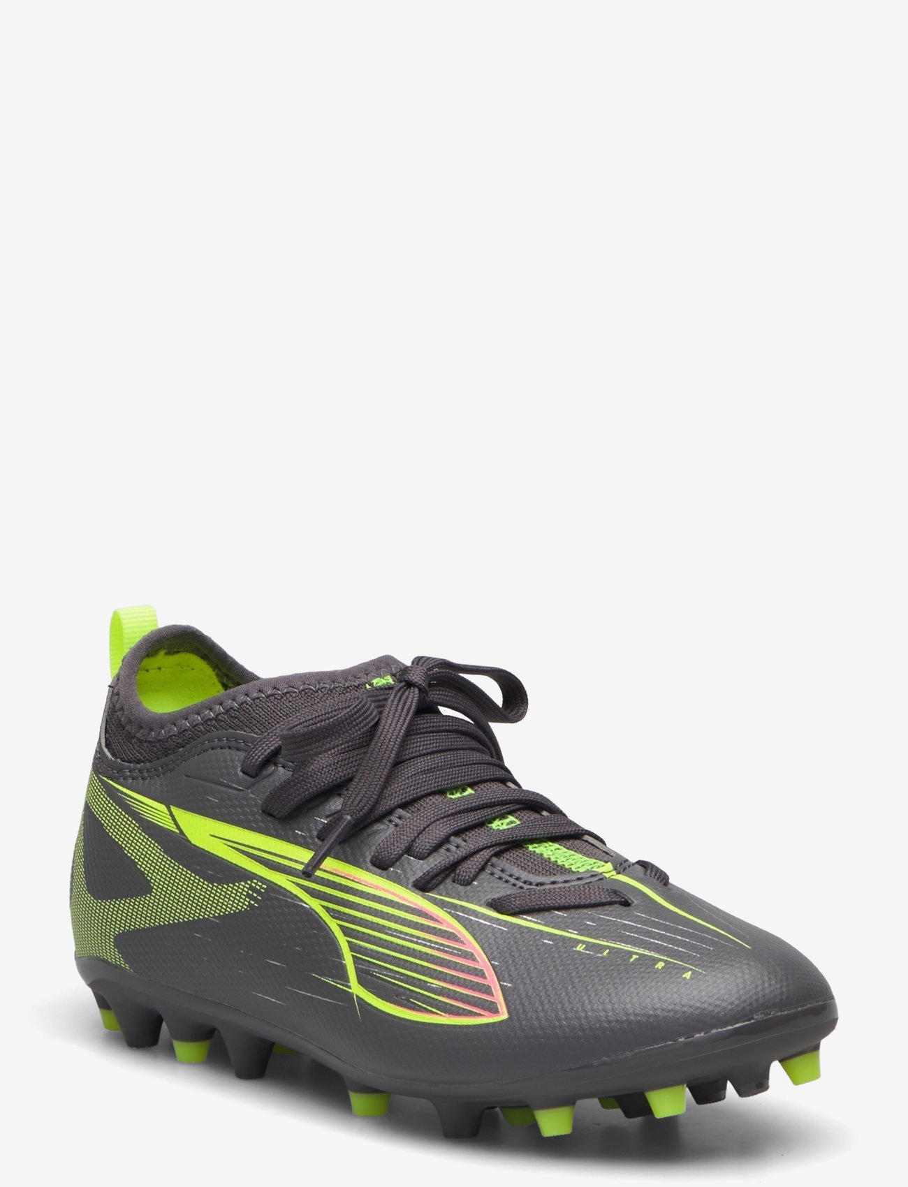 PUMA - ULTRA 5 MATCH MG Jr - tøj - matte aged silver-yellow alert-puma aged silver - 1