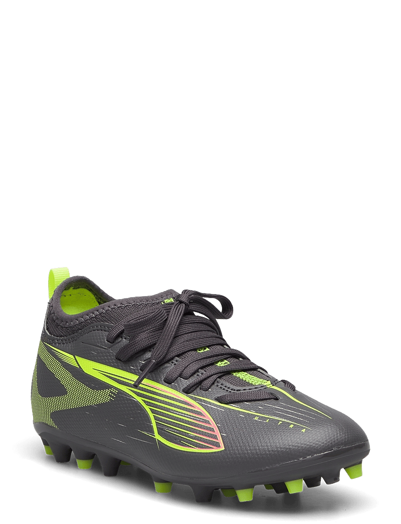 PUMA - ULTRA 5 MATCH MG Jr - apģērbs - matte aged silver-yellow alert-puma aged silver - 1