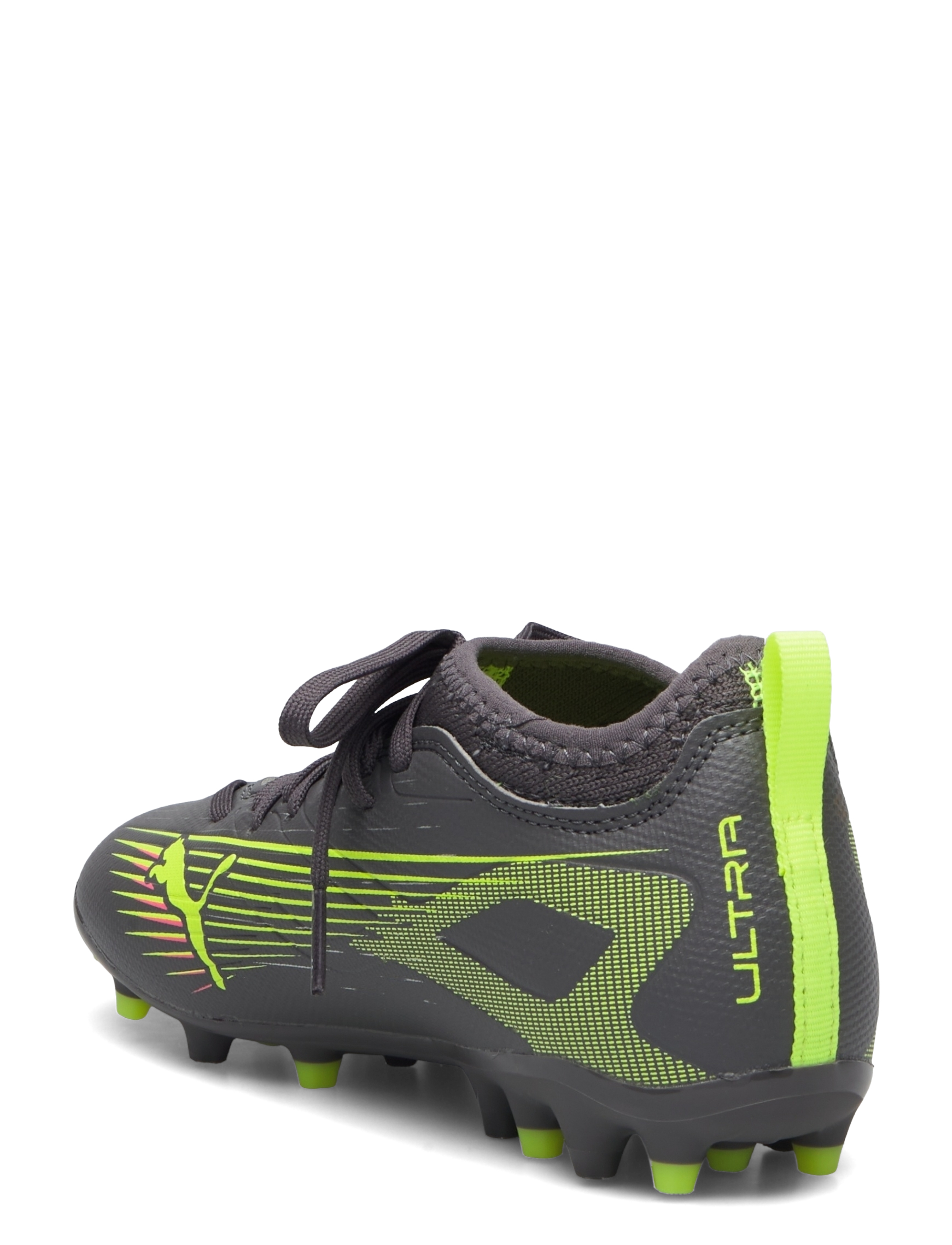 PUMA - ULTRA 5 MATCH MG Jr - fodboldstøvler - matte aged silver-yellow alert-puma aged silver - 2