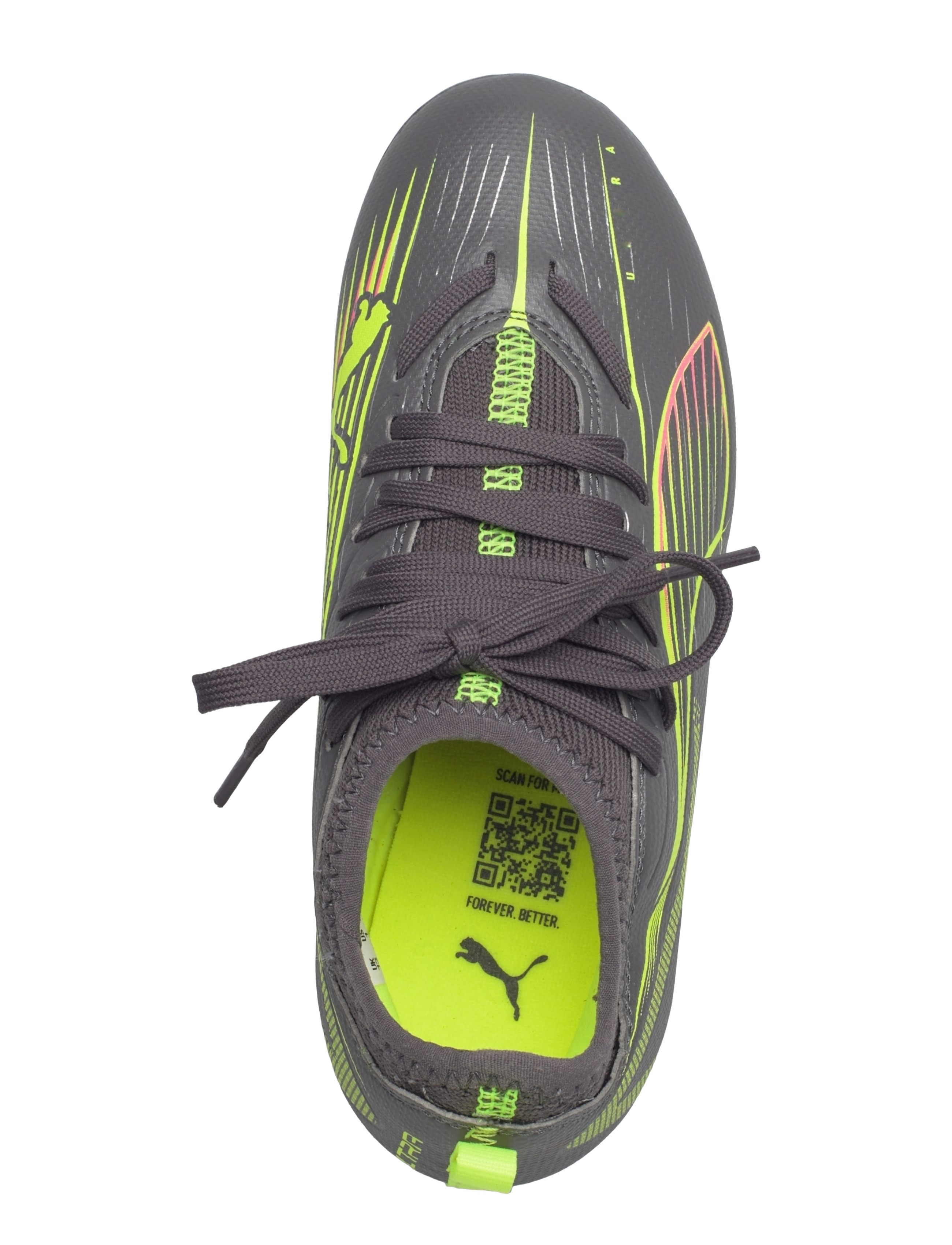 PUMA - ULTRA 5 MATCH MG Jr - fodboldstøvler - matte aged silver-yellow alert-puma aged silver - 3