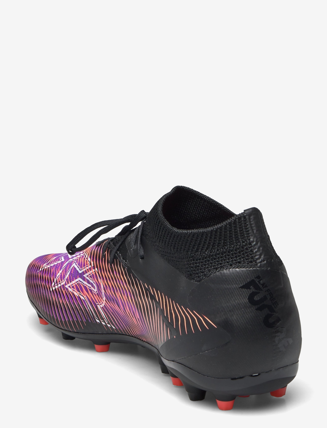 PUMA - FUTURE 8 PRO MG - fodboldsko - puma black-puma white-glowing red - 2