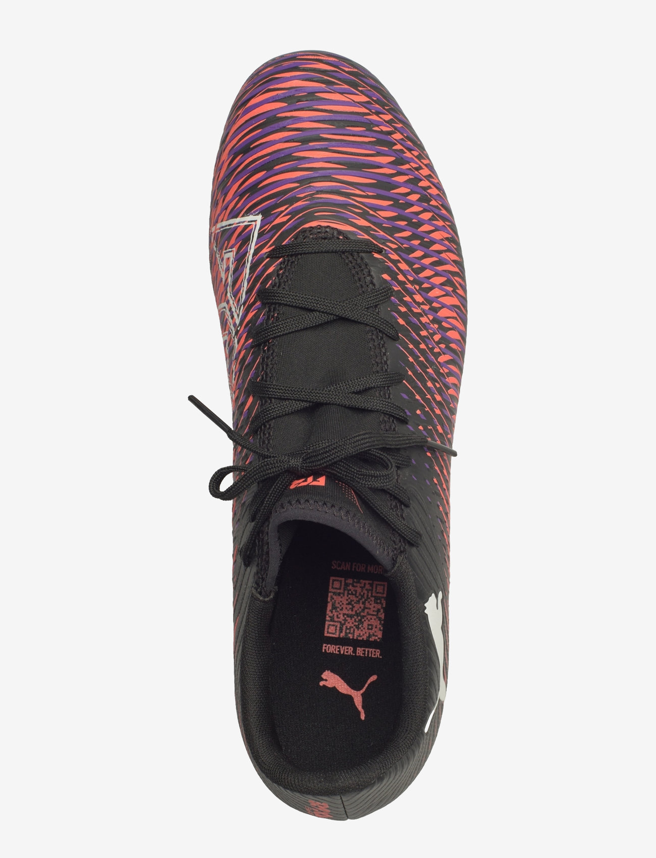 PUMA - FUTURE 8 PLAY MG - fußballstiefel - puma black-puma white-glowing red - 4