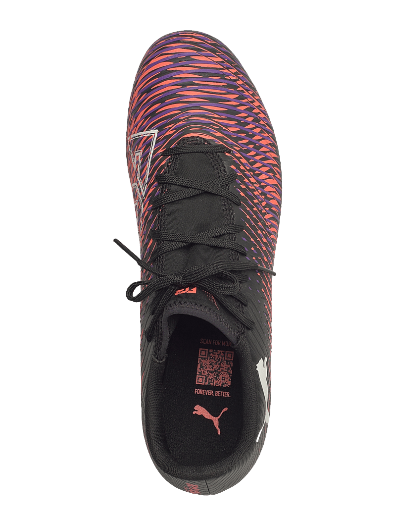 PUMA - FUTURE 8 PLAY MG - fußballstiefel - puma black-puma white-glowing red - 4