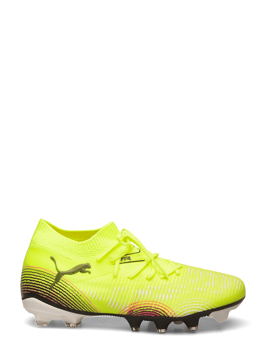 PUMA - FUTURE 8 MATCH FG/AG Wn s - fodboldstøvler - yellow alert-puma aged silver-sun struck - 1