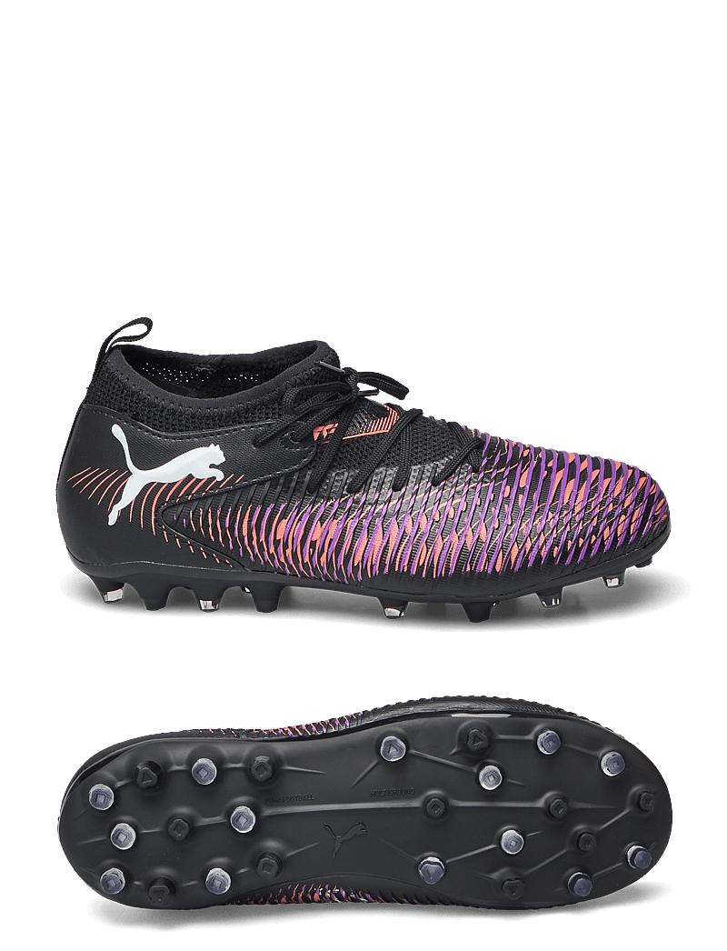 PUMA - FUTURE 8 MATCH MG Jr - apģērbs - puma black-puma white-glowing red - 0