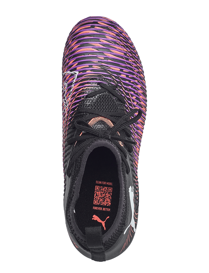 PUMA - FUTURE 8 MATCH MG Jr - apģērbs - puma black-puma white-glowing red - 4