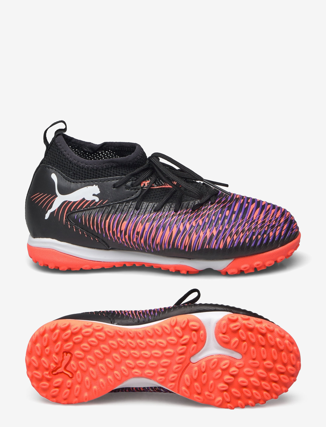 PUMA - FUTURE 8 MATCH TT + Mid Jr - lapsed - puma black-puma white-glowing red - 0