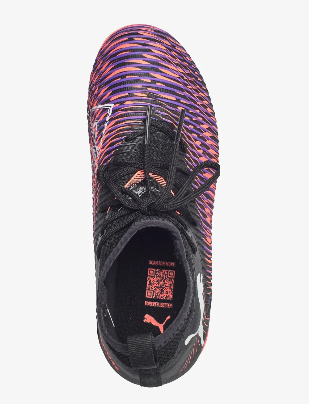 PUMA - FUTURE 8 MATCH TT + Mid Jr - tøj - puma black-puma white-glowing red - 4