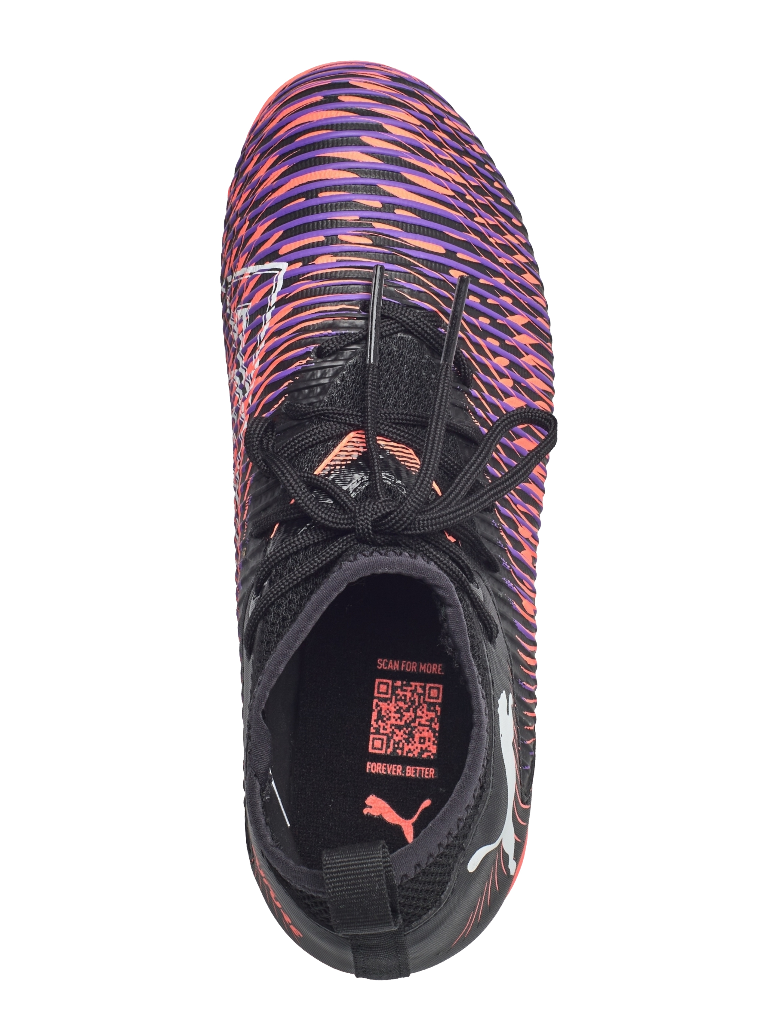 PUMA - FUTURE 8 MATCH TT + Mid Jr - puma black-puma white-glowing red - 4