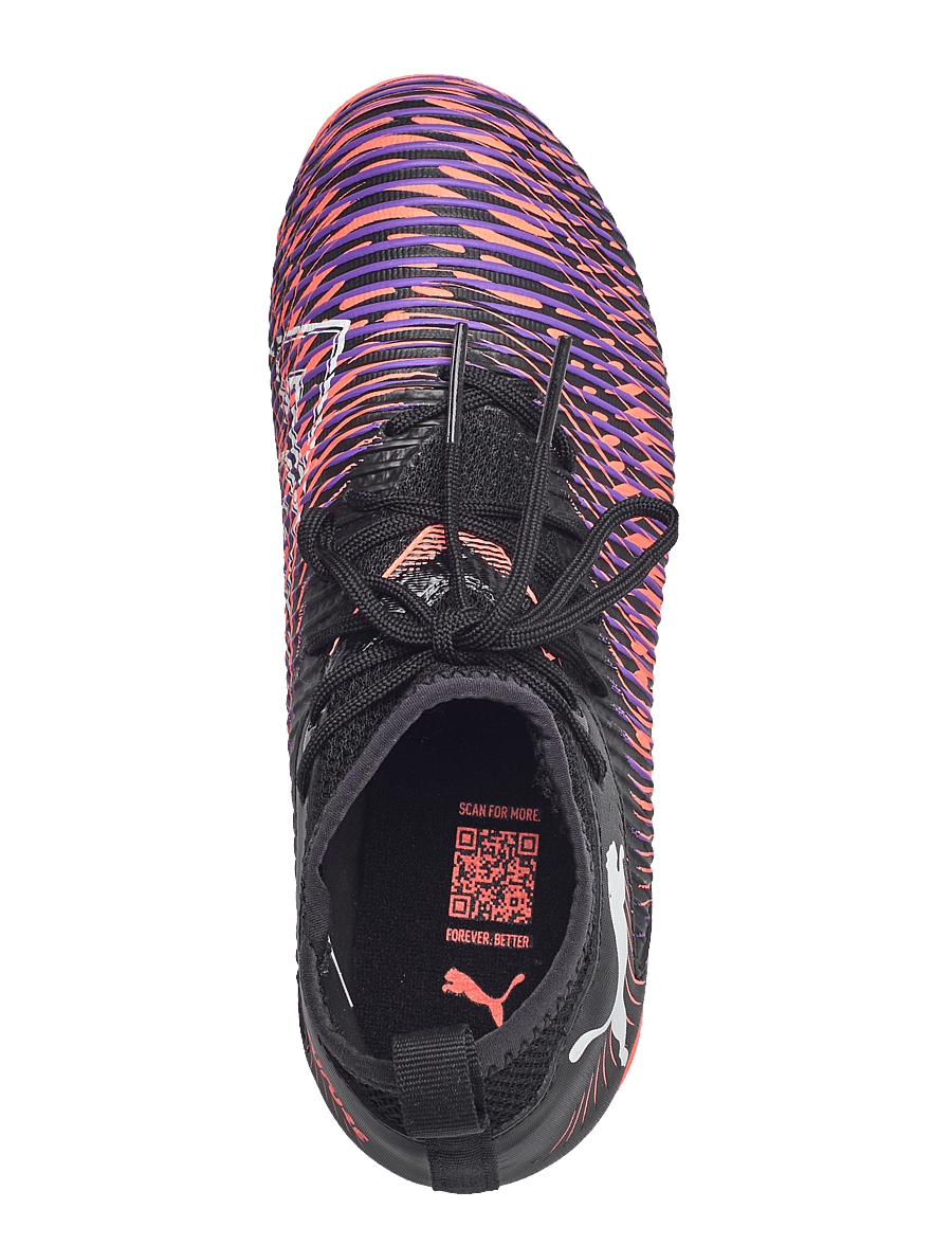 PUMA - FUTURE 8 MATCH TT + Mid Jr - puma black-puma white-glowing red - 4