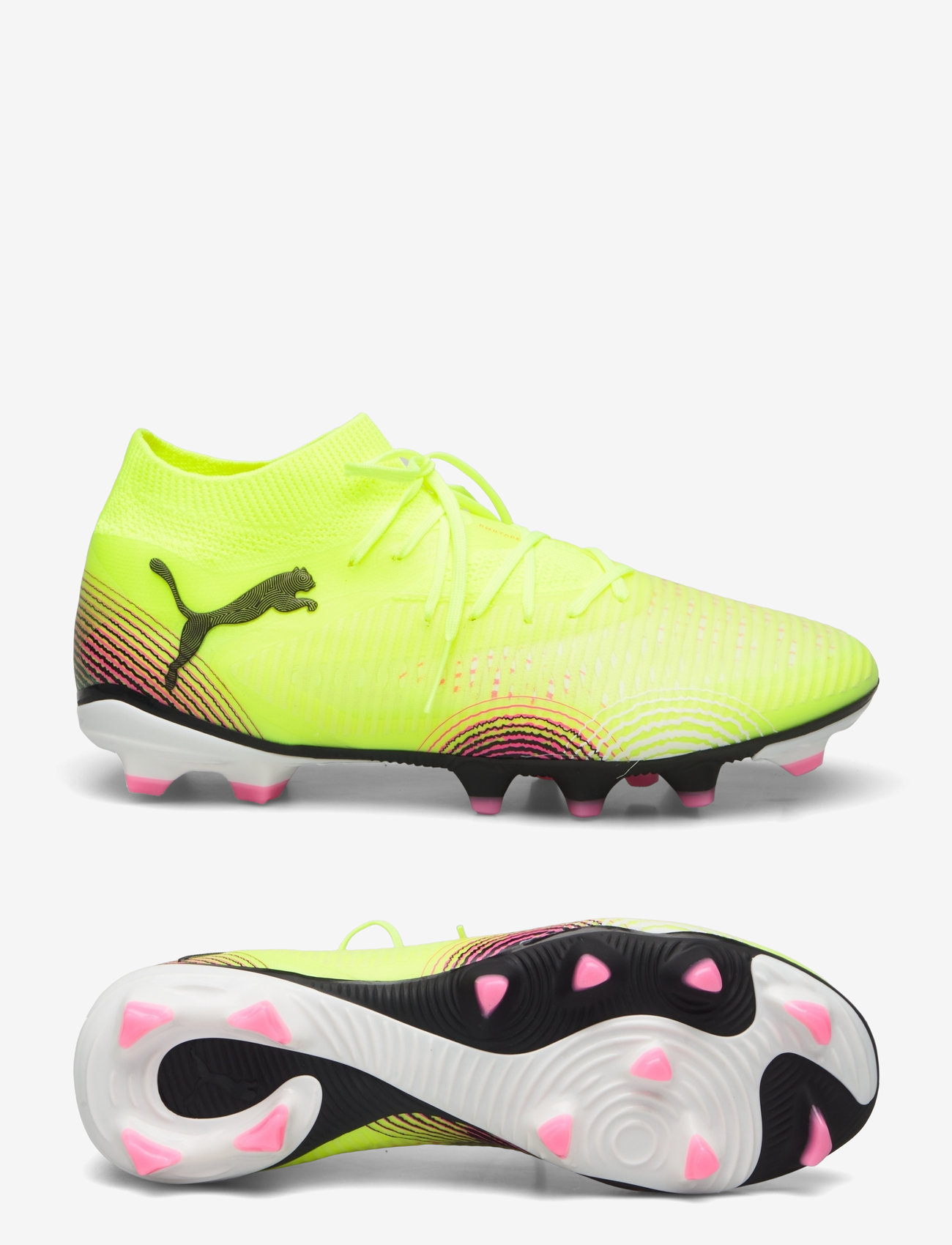 PUMA - FUTURE 8 PRO FG/AG Wn s - fodboldstøvler - yellow alert-puma black-sun struck - 0