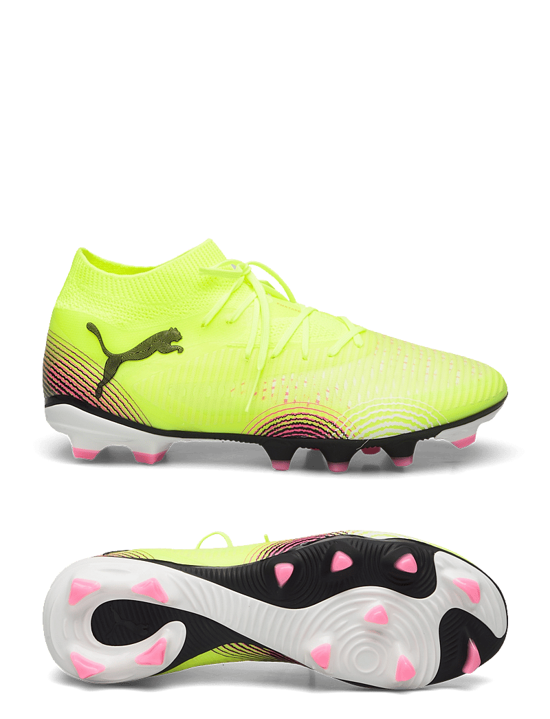 PUMA - FUTURE 8 PRO FG/AG Wn s - fotballsko - yellow alert-puma black-sun struck - 0