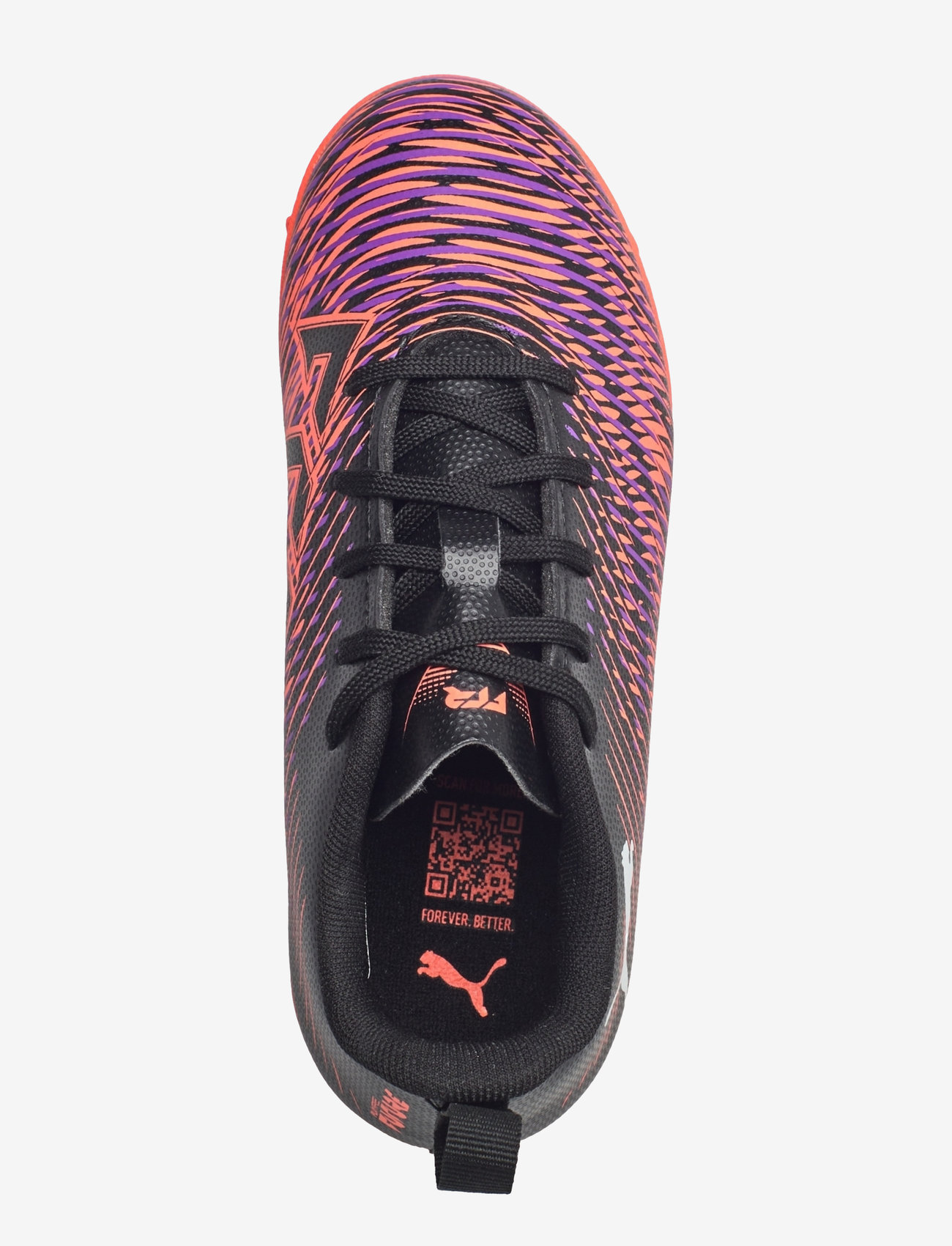 PUMA - FUTURE 8 PLAY TT Jr - puma black-puma white-glowing red - 4