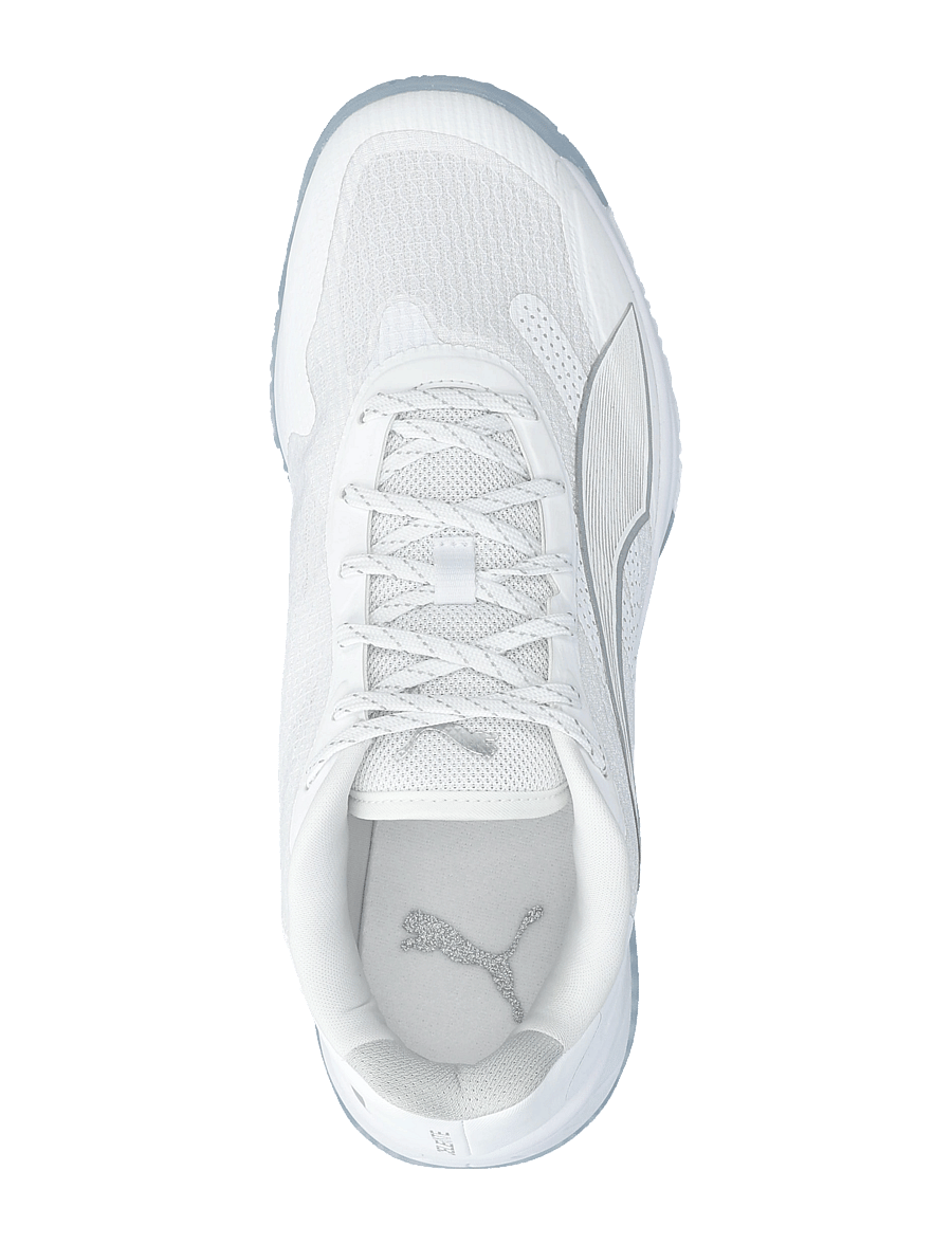 PUMA - Accelerate Turbo 4 - indoor-sportschuhe - puma white-puma silver-ash gray - 3
