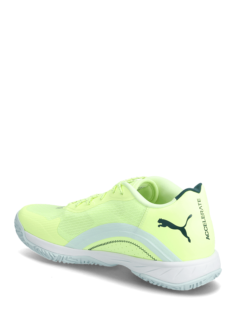 PUMA - Accelerate Turbo 4 - siseruumide spordijalatsid - fizzy light-green terrain-puma white-puma silver - 2