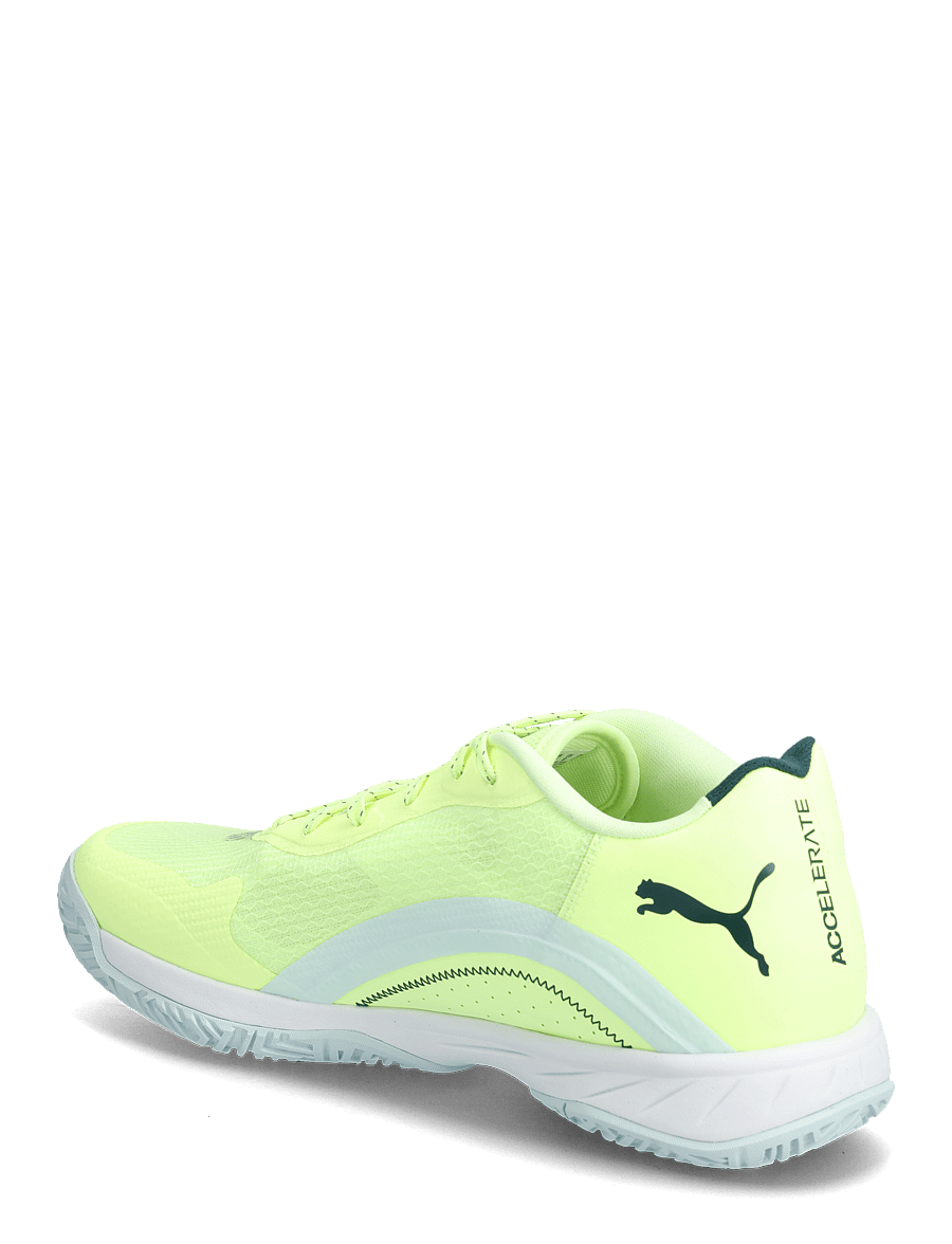 PUMA - Accelerate Turbo 4 - indoor-sportschuhe - fizzy light-green terrain-puma white-puma silver - 2