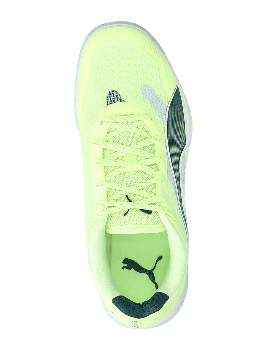 PUMA - Accelerate Turbo 4 - indoor-sportschuhe - fizzy light-green terrain-puma white-puma silver - 3