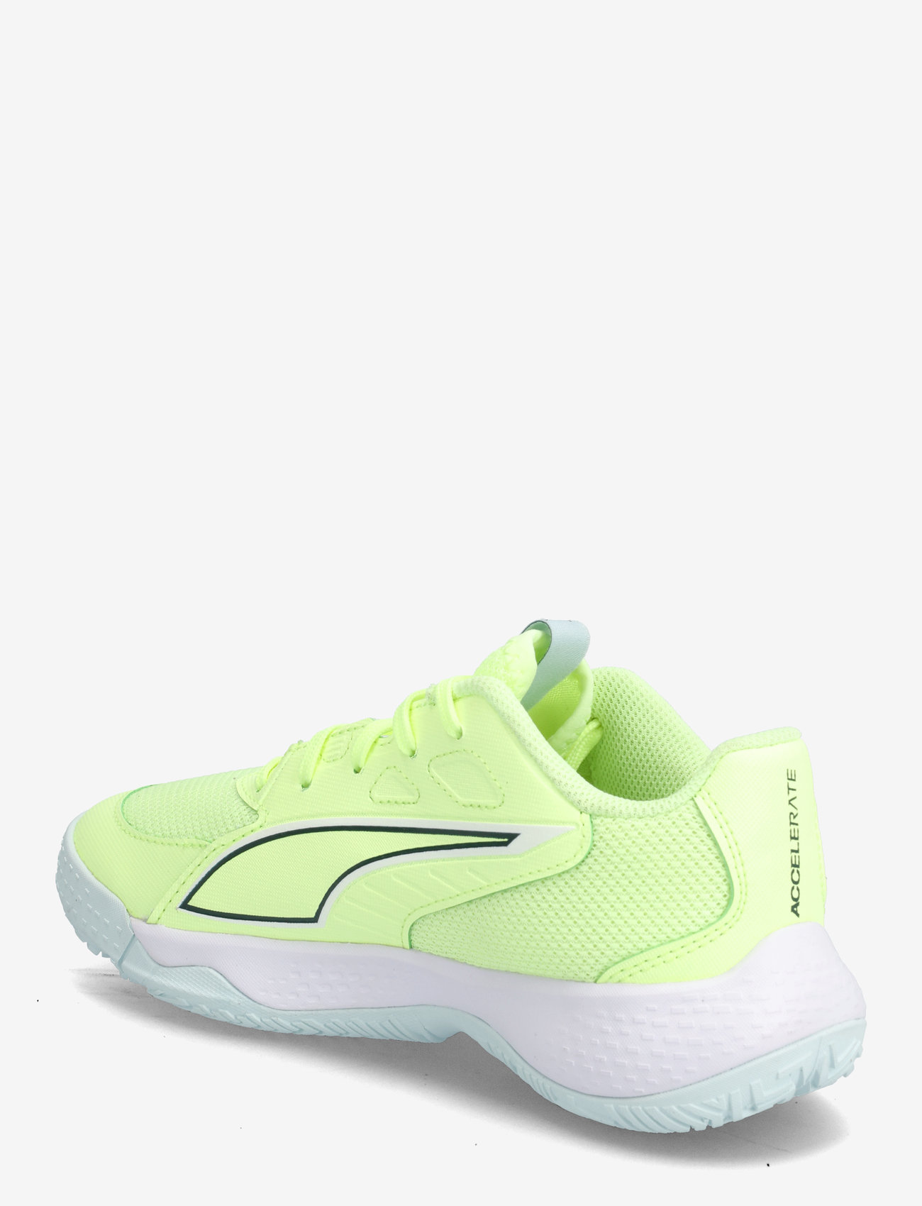 PUMA - Accelerate Jr 4 - apģērbs - fizzy light-green terrain-puma white - 2