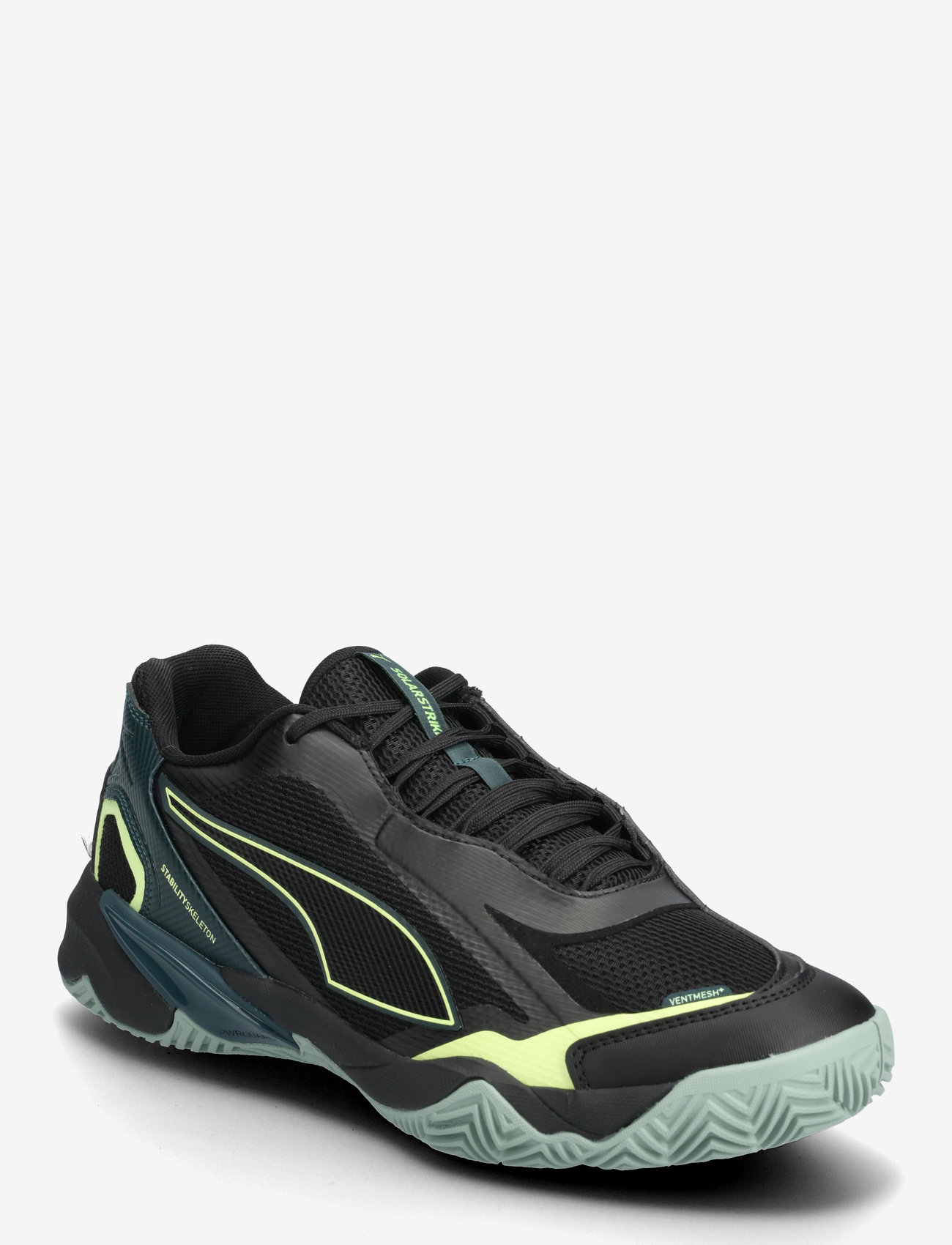 PUMA - Solarstrike 4 - låga sneakers - puma black-green terrain-fizzy light-light moss - 0