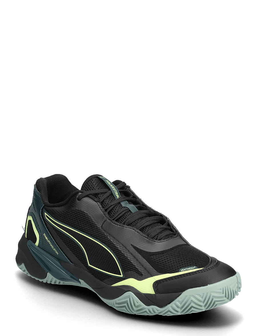 PUMA - Solarstrike 4 - låga sneakers - puma black-green terrain-fizzy light-light moss - 0