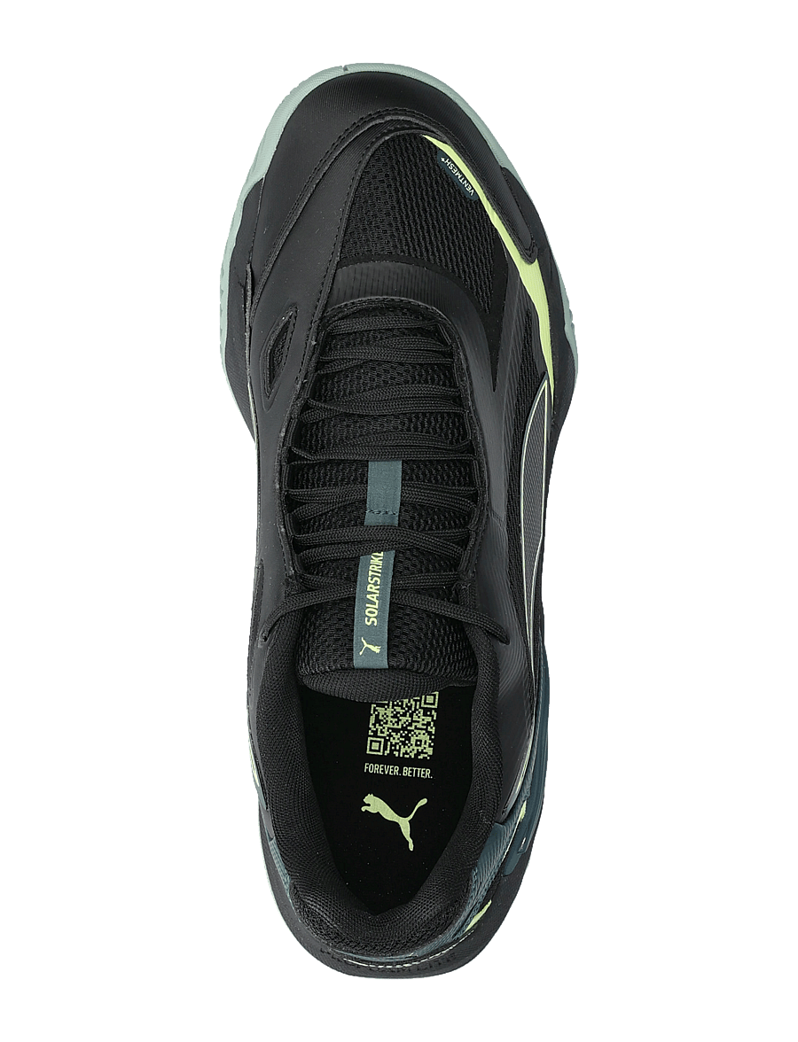 PUMA - Solarstrike 4 - låga sneakers - puma black-green terrain-fizzy light-light moss - 3