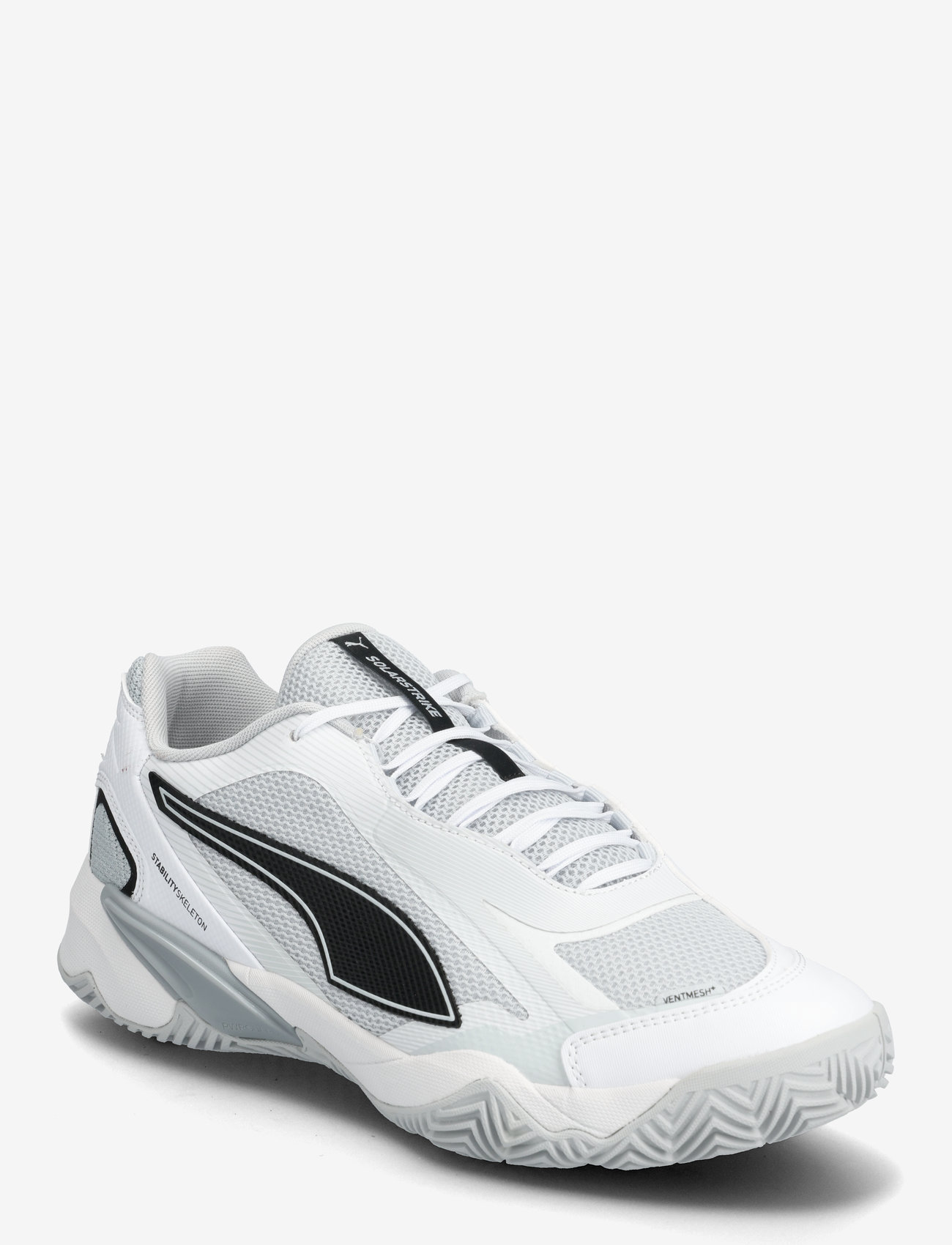 PUMA - Solarstrike 4 - niedriger schnitt - puma white-puma black-silver mist-platinum gray - 0