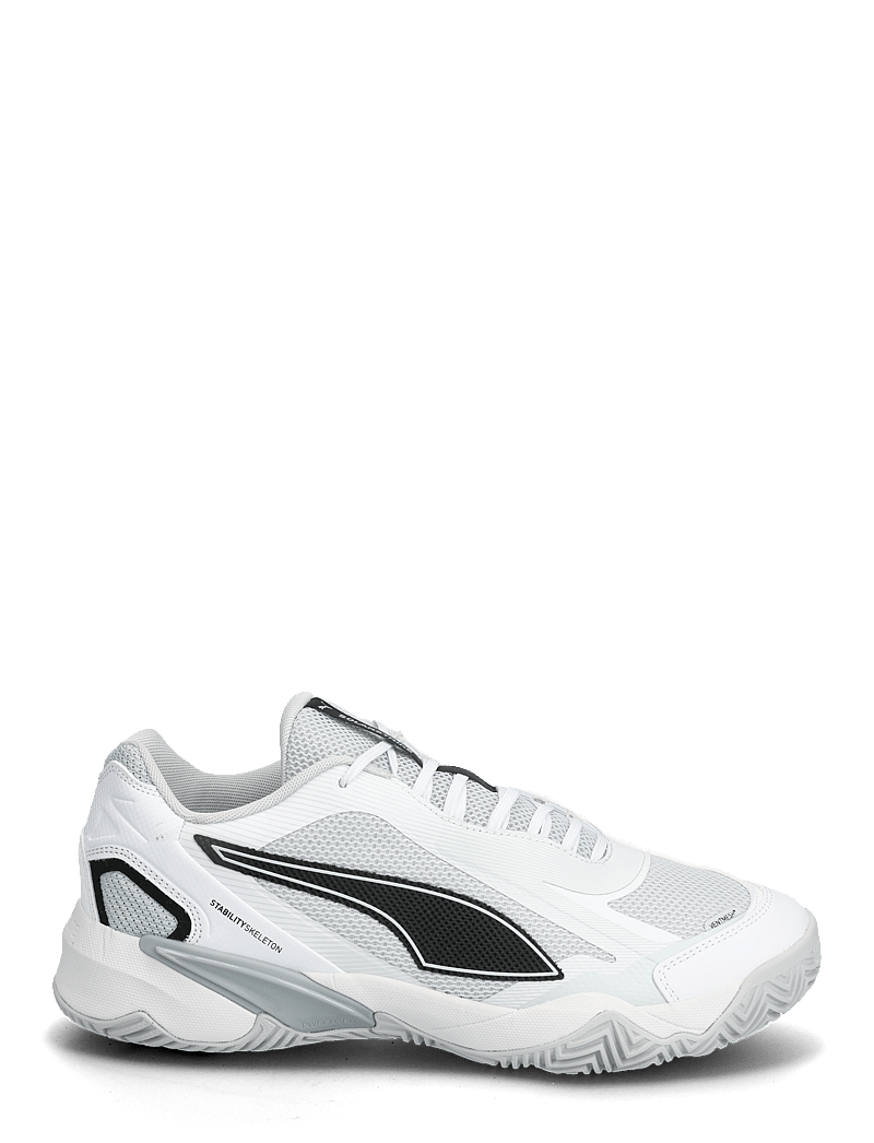 PUMA - Solarstrike 4 - låga sneakers - puma white-puma black-silver mist-platinum gray - 1