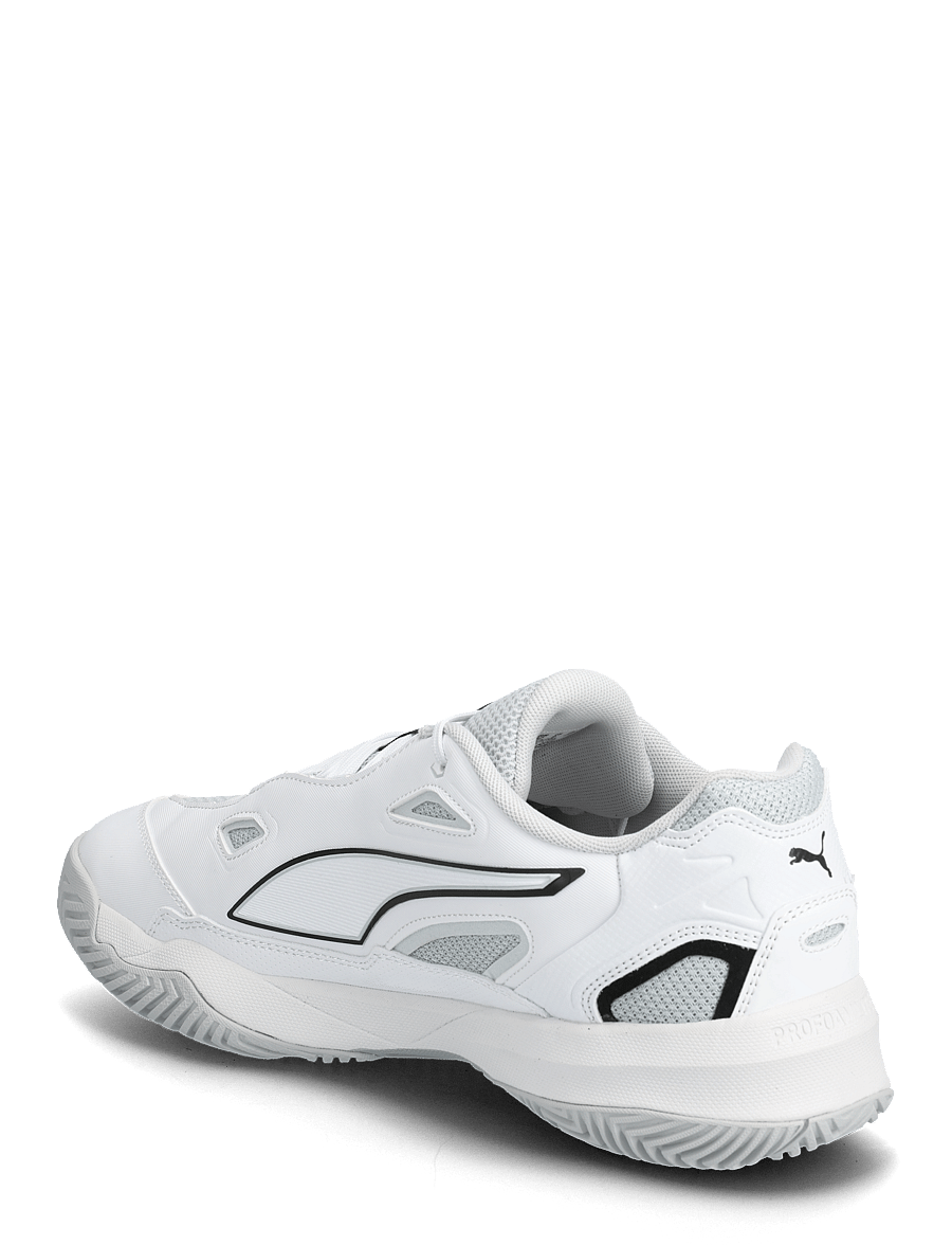 PUMA - Solarstrike 4 - niedriger schnitt - puma white-puma black-silver mist-platinum gray - 2