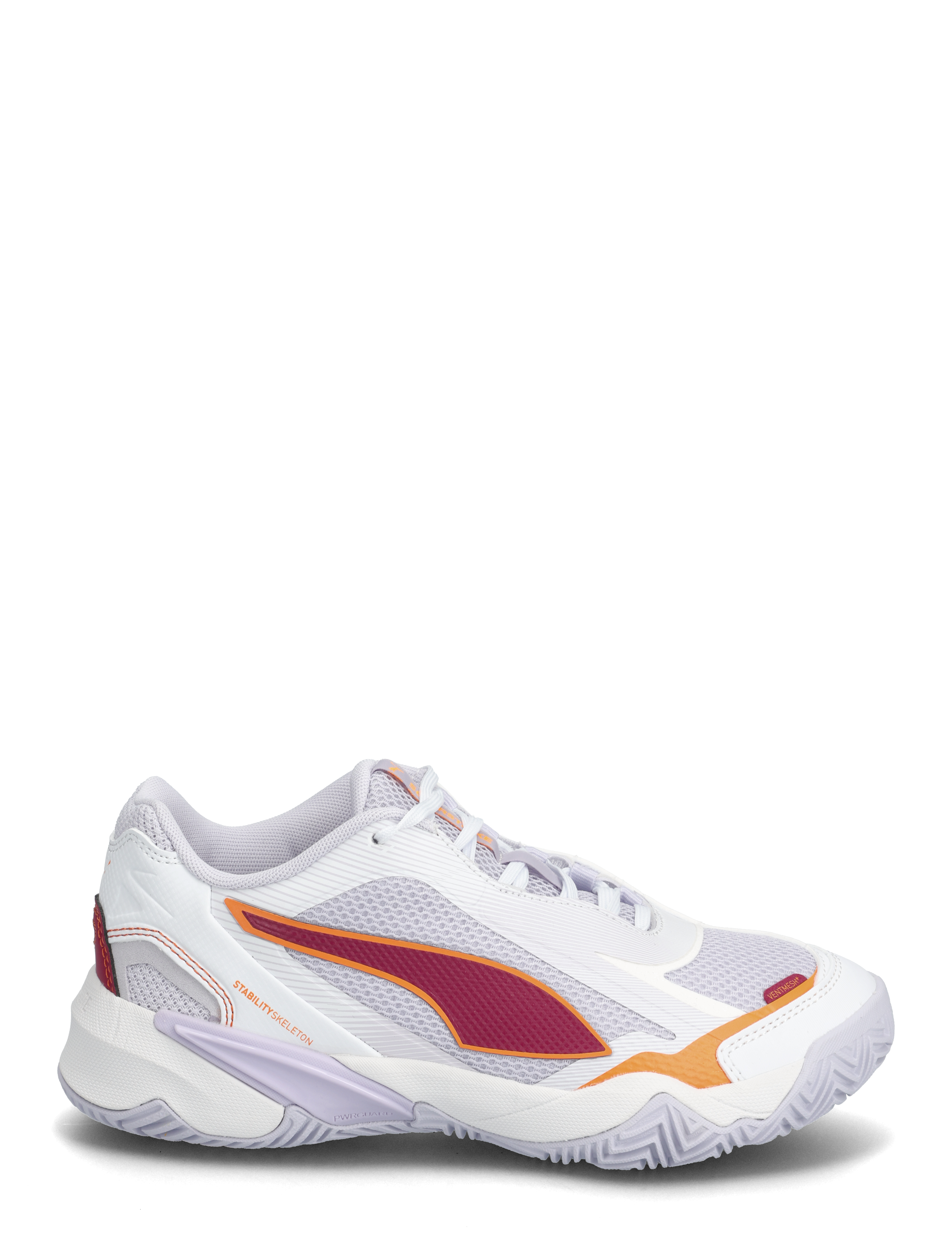 PUMA - Solarstrike W+ 4 - indoor sports shoes - puma white-heat fire-lilac crush-berry - 1