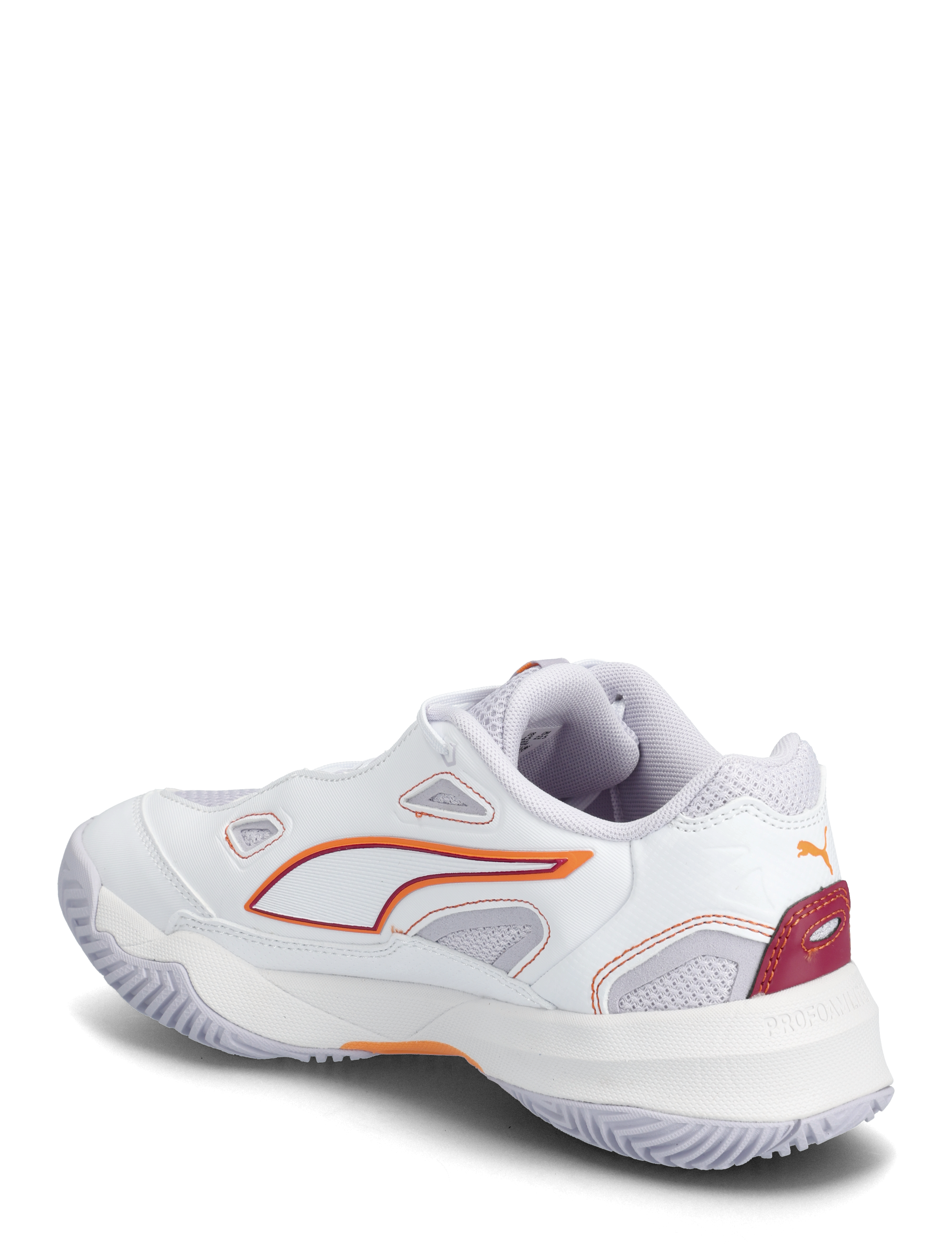 PUMA - Solarstrike W+ 4 - indoor sports shoes - puma white-heat fire-lilac crush-berry - 2