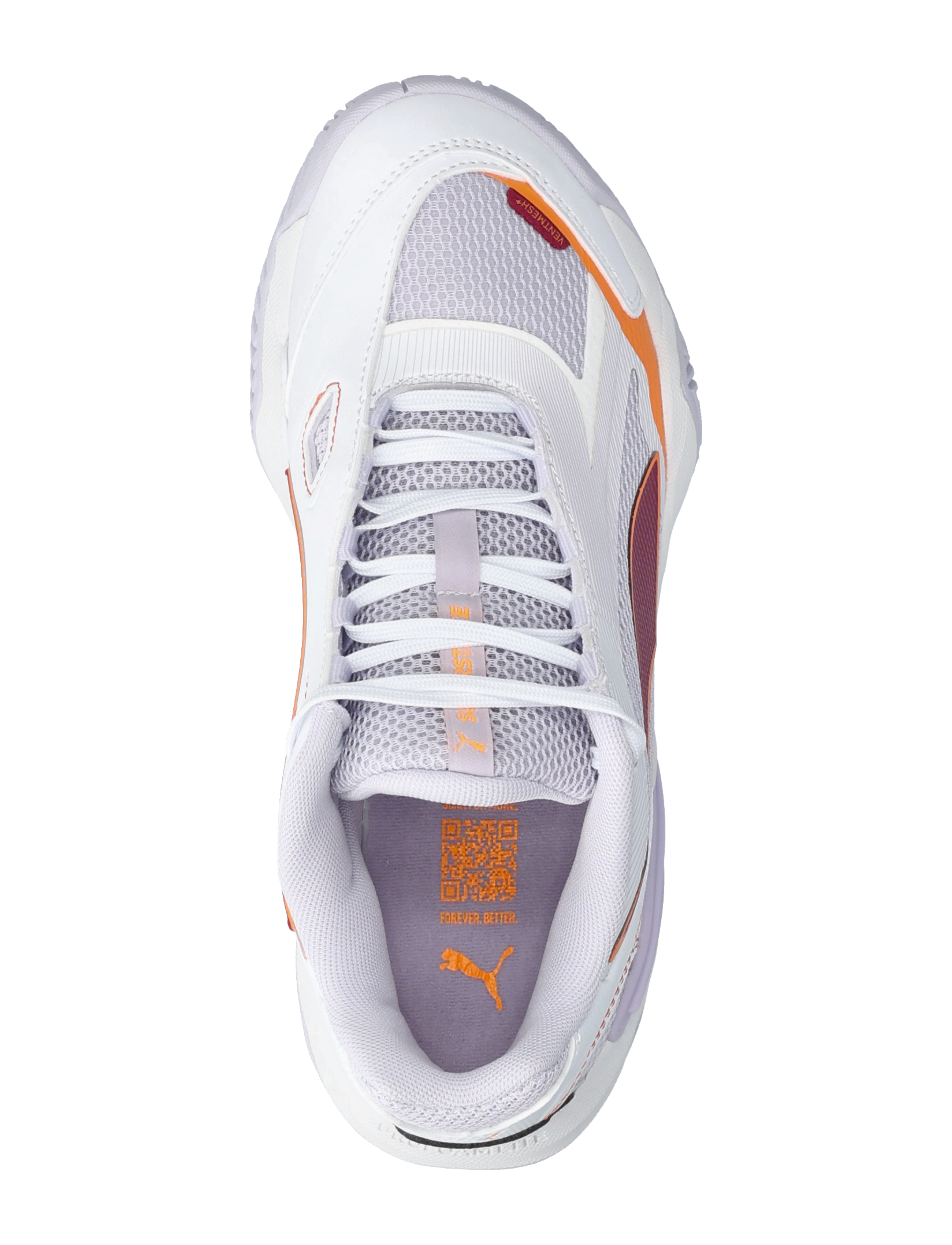 PUMA - Solarstrike W+ 4 - indoor sports shoes - puma white-heat fire-lilac crush-berry - 3