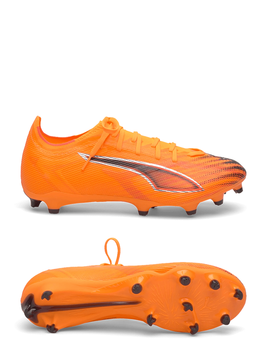 PUMA - ULTRA 6 MATCH FG/AG - futbola apavi - heat fire-puma black-glowing red - 0