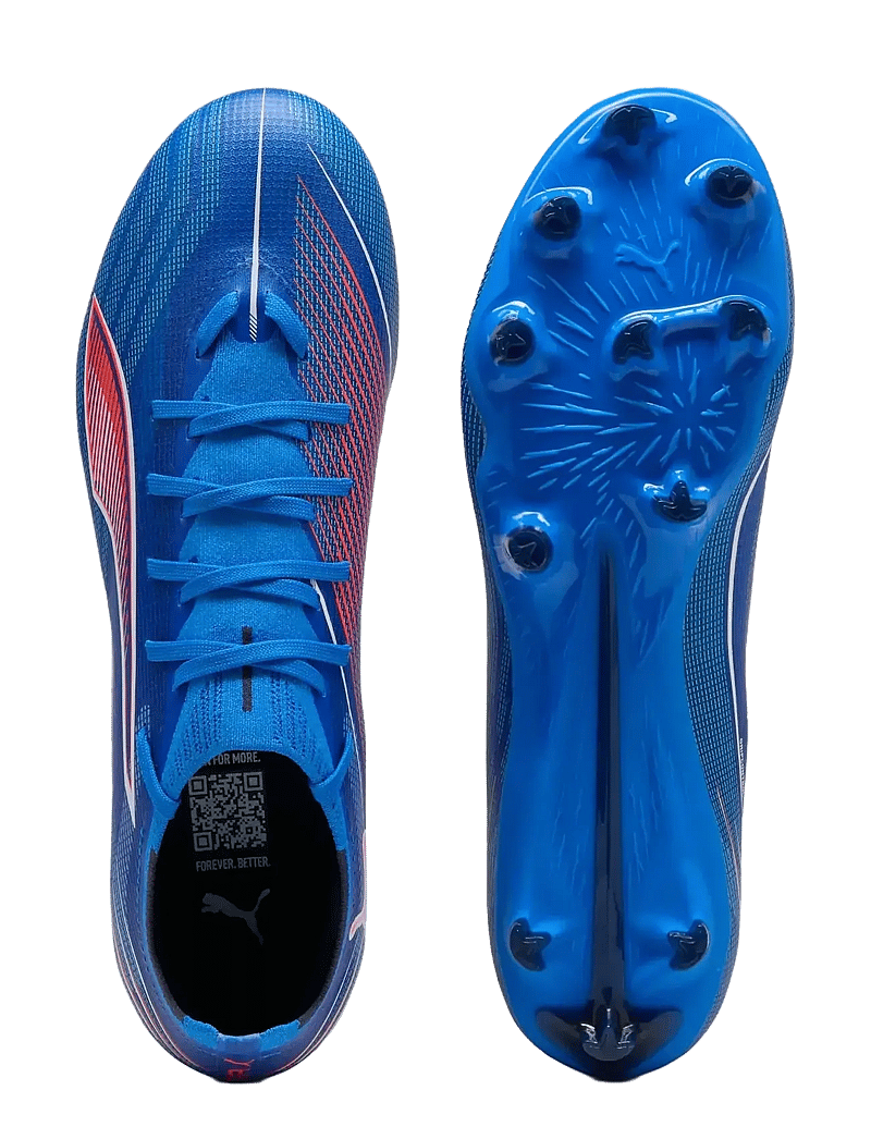 PUMA - ULTRA 6 MATCH FG/AG - football boots - ultra blue-puma white-glowing red - 2