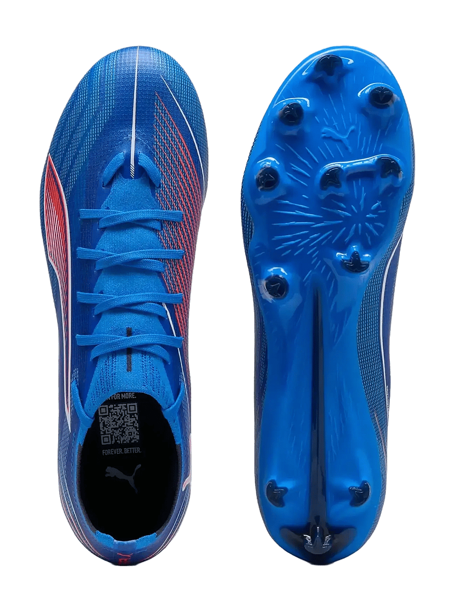 PUMA - ULTRA 6 MATCH FG/AG - fotbollsskor - ultra blue-puma white-glowing red - 2