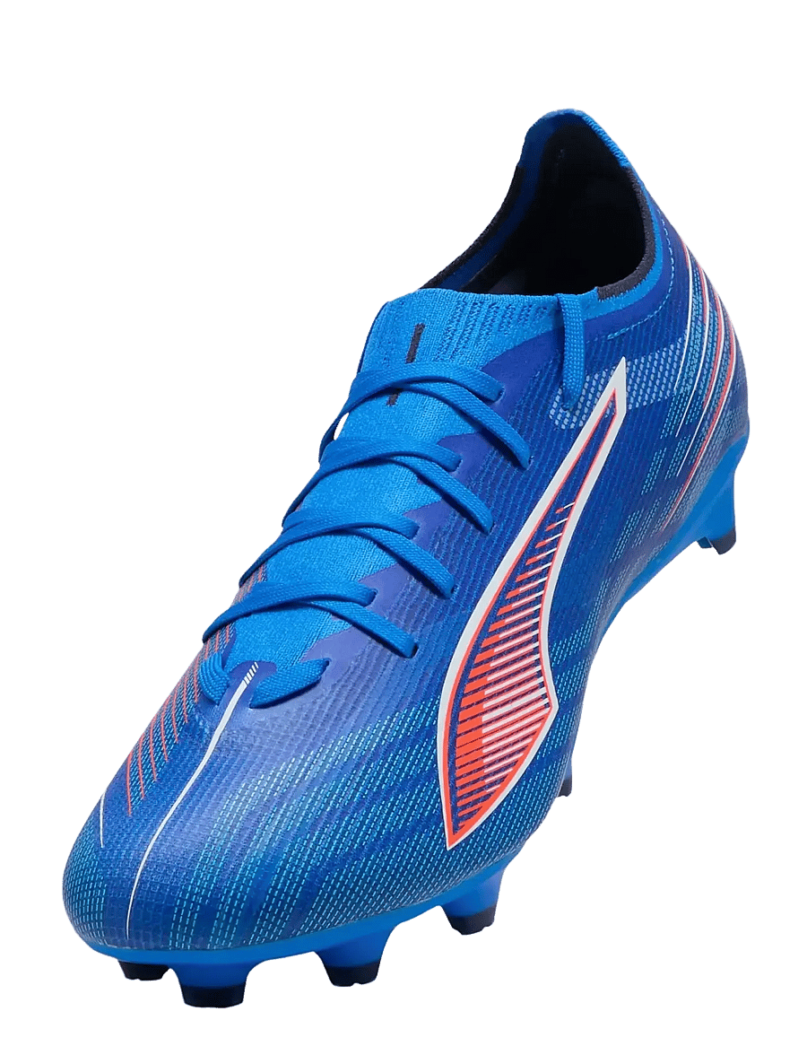 PUMA - ULTRA 6 MATCH FG/AG - fotbollsskor - ultra blue-puma white-glowing red - 4