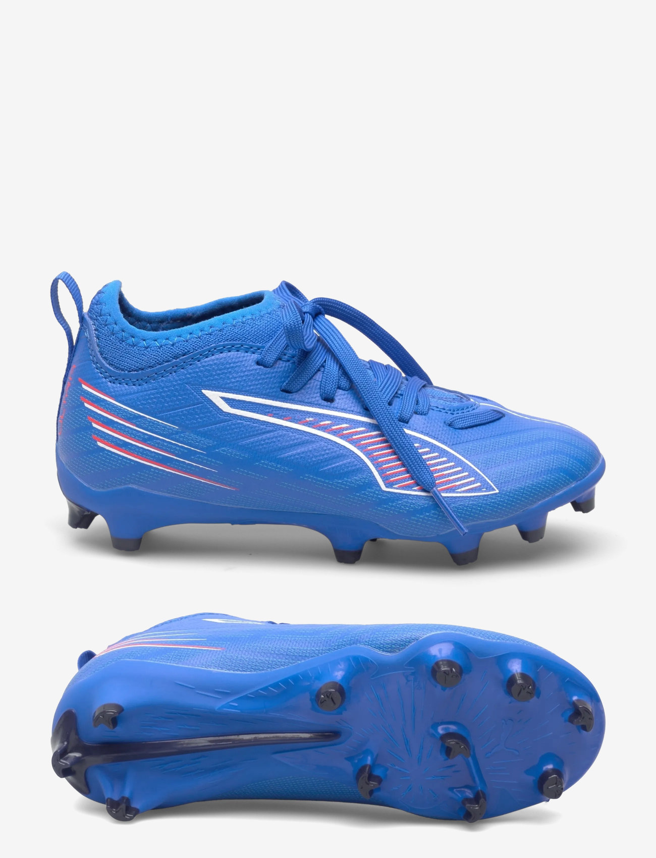 PUMA - ULTRA 6 MATCH FG/AG Jr - tøj - ultra blue-puma white-glowing red - 0