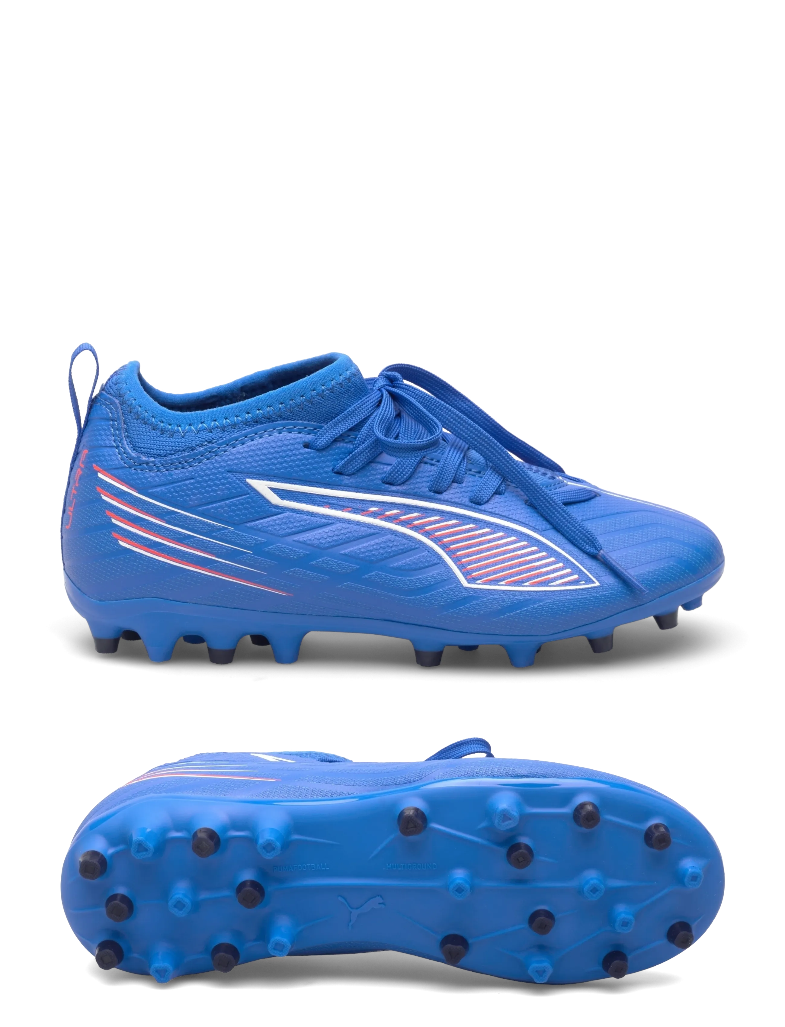 ULTRA 6 MATCH MG Jr - ULTRA BLUE-PUMA WHITE-GLOWING RED