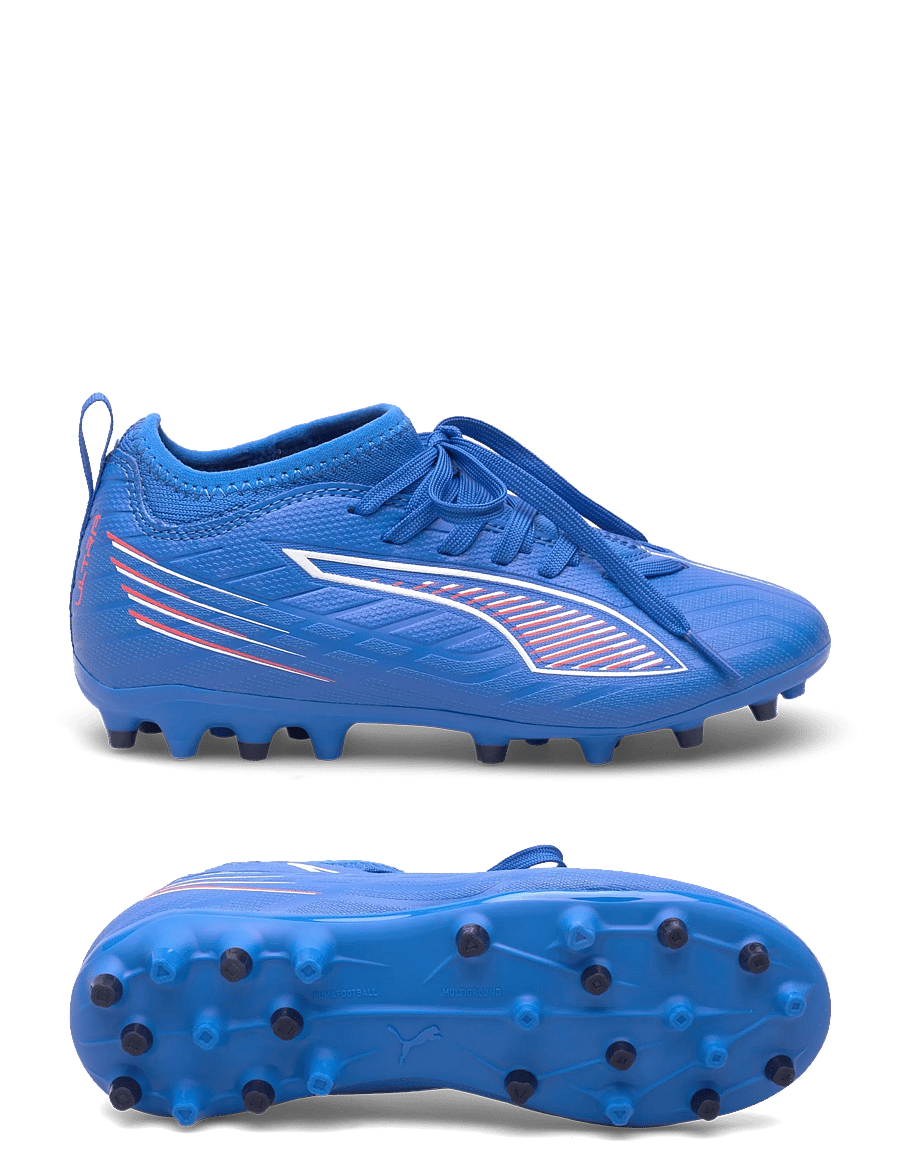 PUMA - ULTRA 6 MATCH MG Jr - kleding - ultra blue-puma white-glowing red - 0