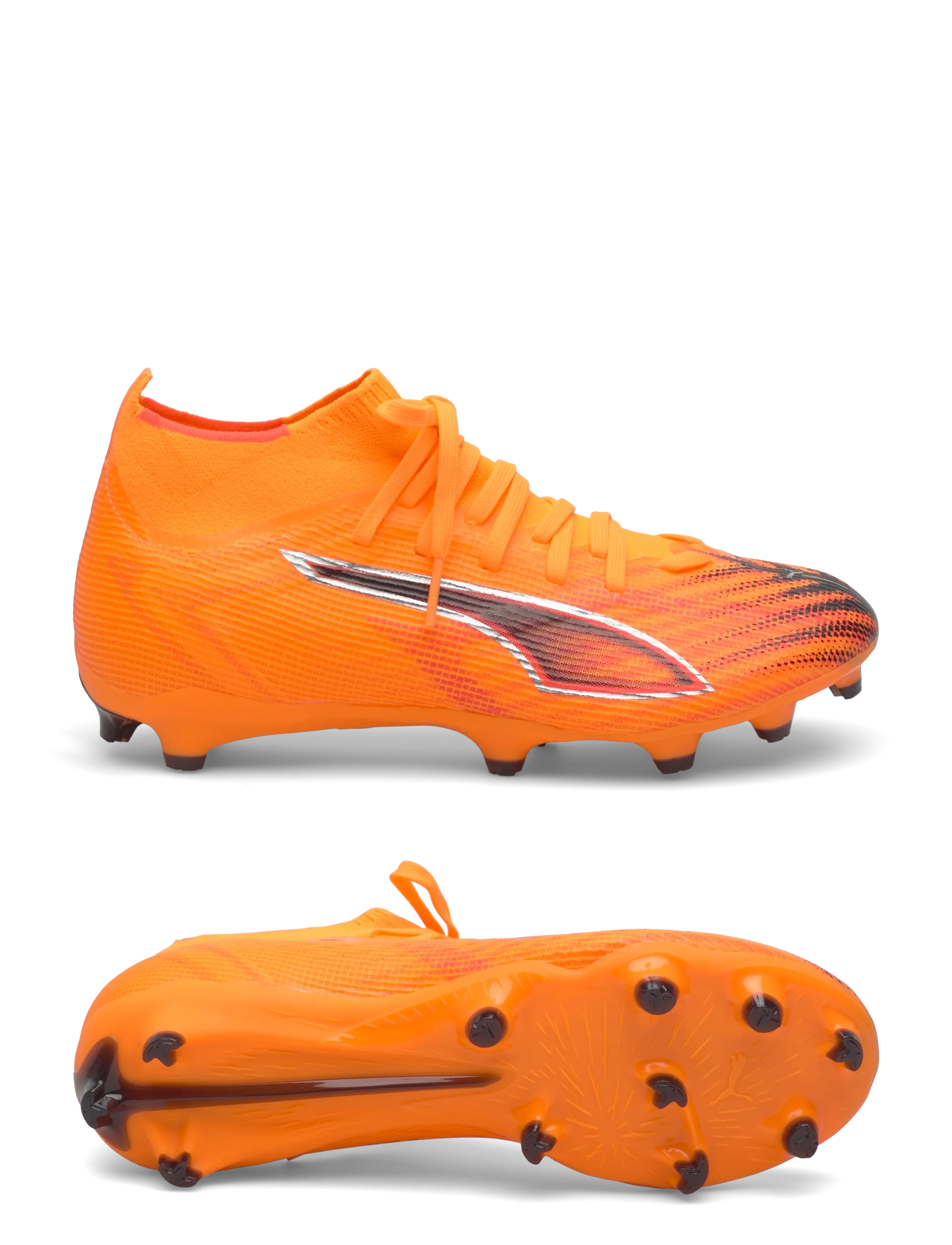 PUMA ULTRA 6 MATCH+ FG/AG Wn s - PUMA - HEAT FIRE-PUMA BLACK-GLOWING RED / orange