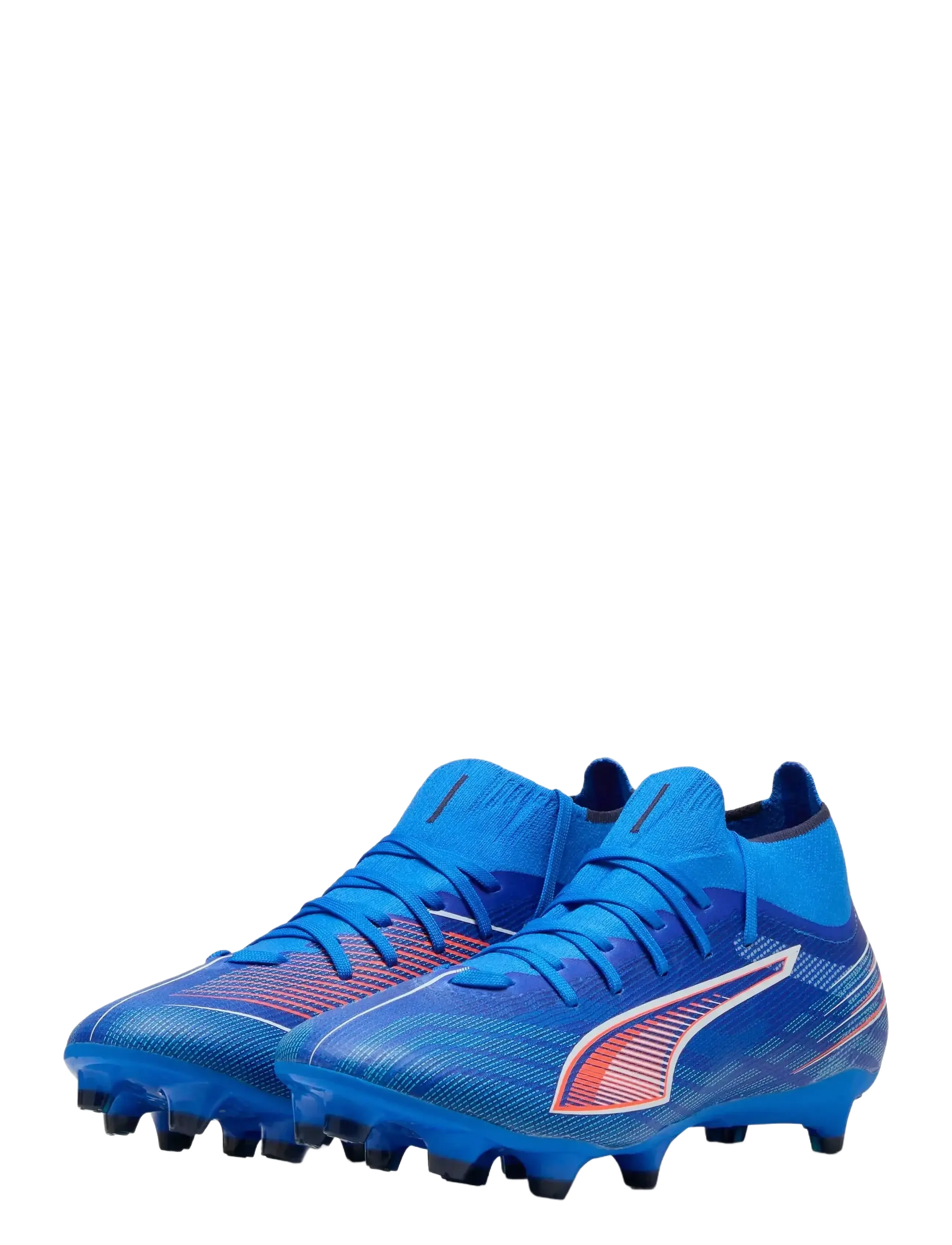 PUMA ULTRA 6 MATCH+ FG/AG Wn s - Fotballsko - ULTRA BLUE-PUMA WHITE-GLOWING RED / blue