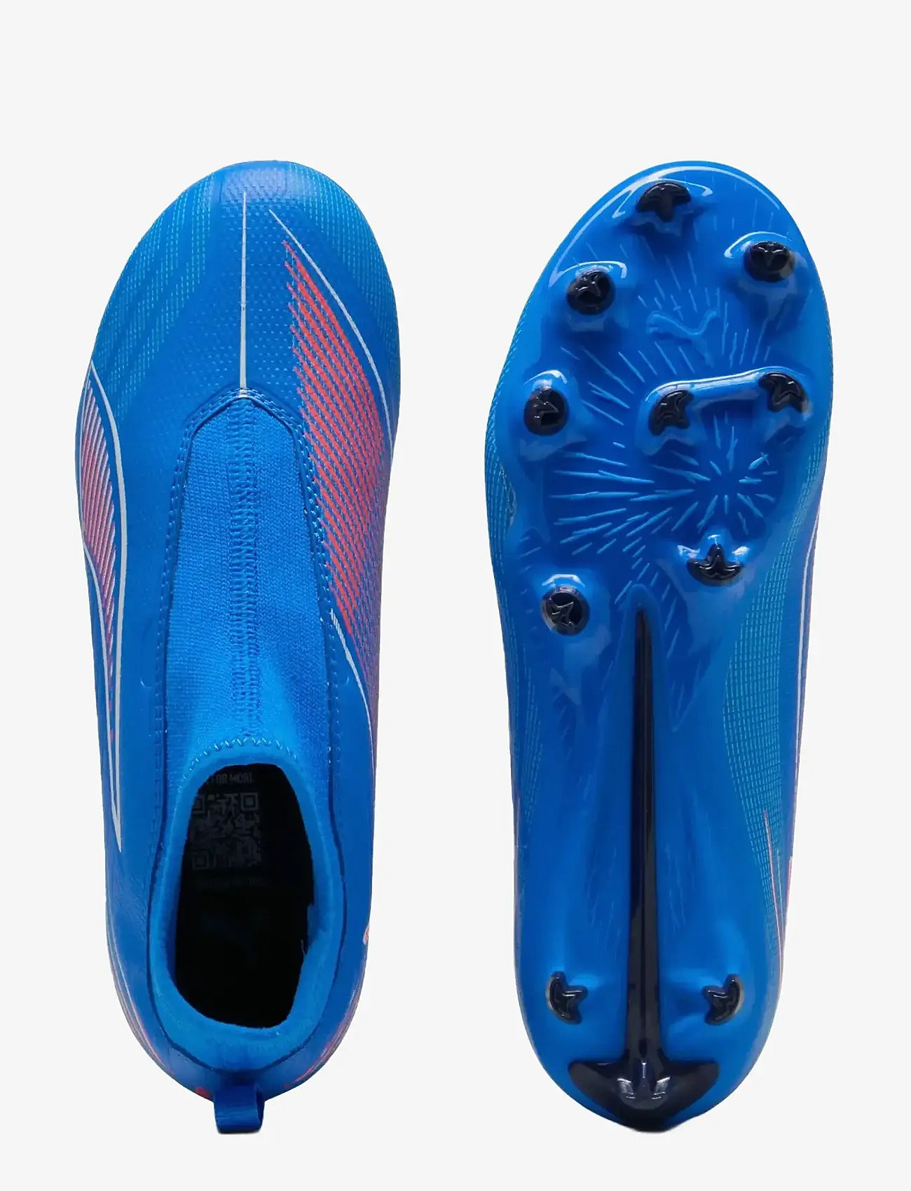 PUMA - ULTRA 6 MATCH+ LL FG/AG Jr - tøj - ultra blue-puma white-glowing red - 2